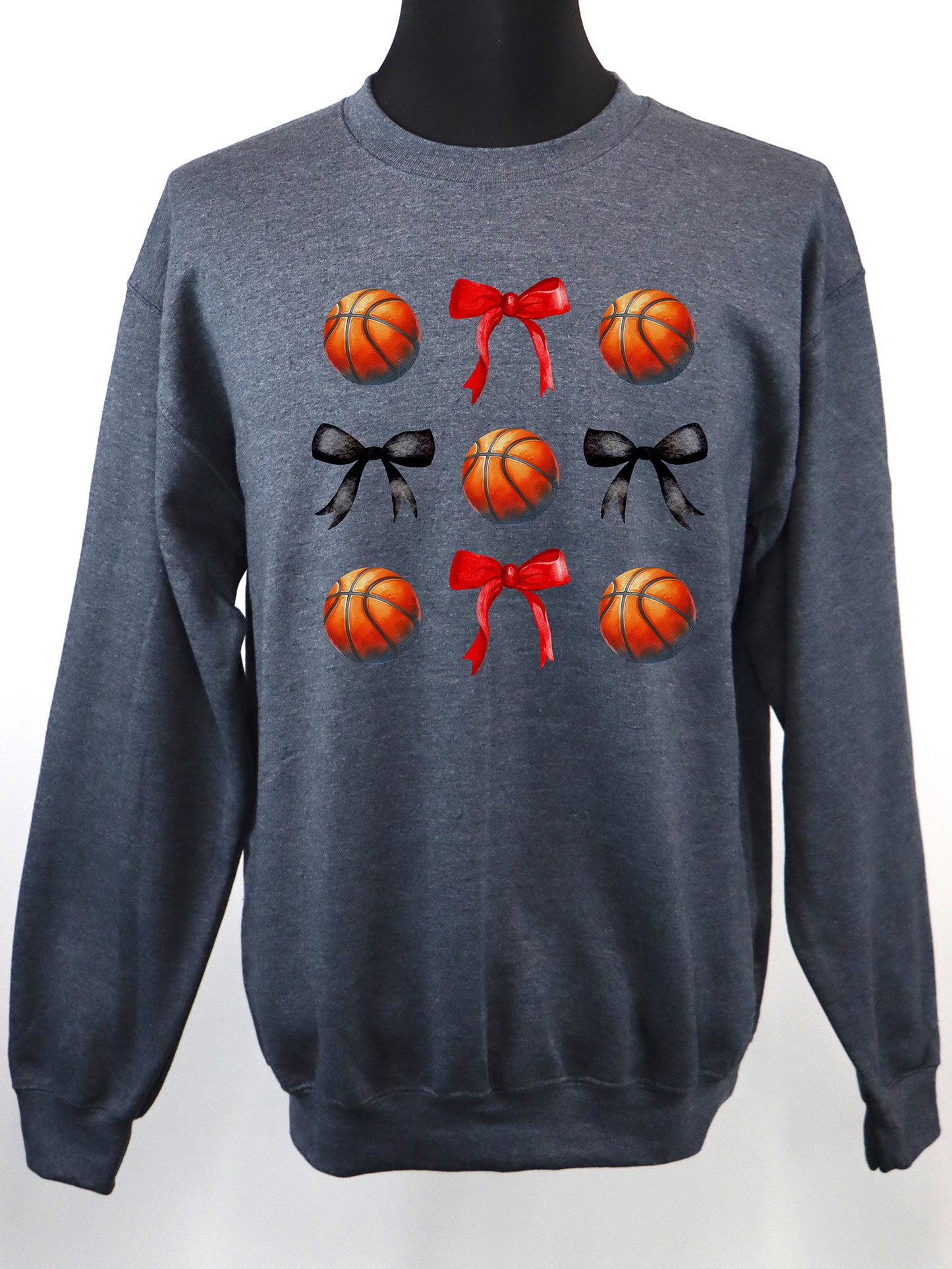 Basketball Coquette CREWNECK- Multiple Colors
