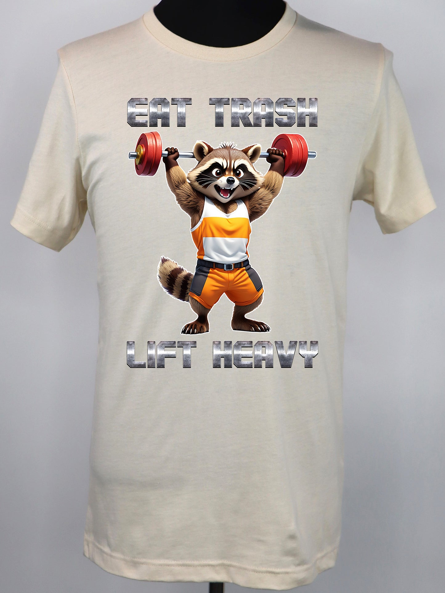 Eat Trash Lift Heavy Raccoon TEE- Multiple Colors