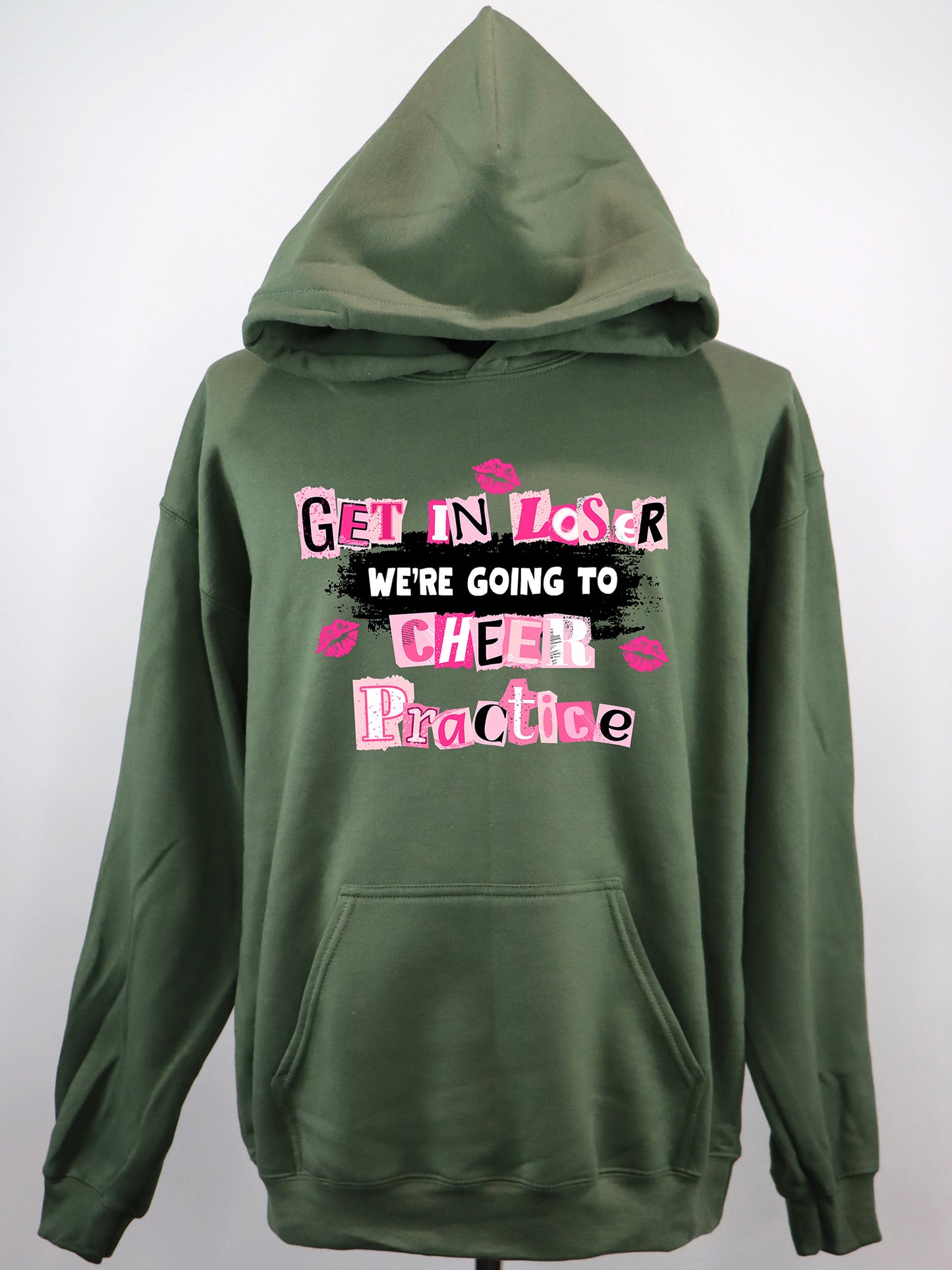 Get in Loser We're Going to Cheer Practice (black) HOODIE- Multiple Colors