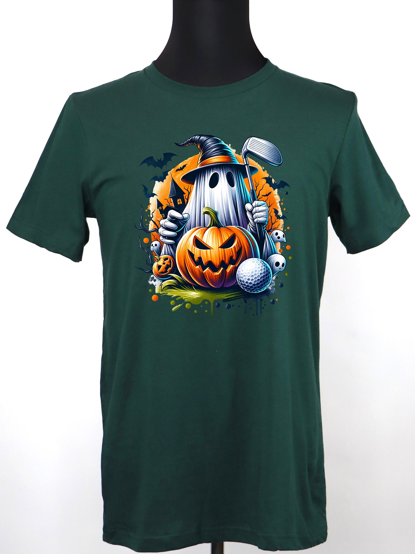 Halloween Golf Ghost TEE- Multiple Colors