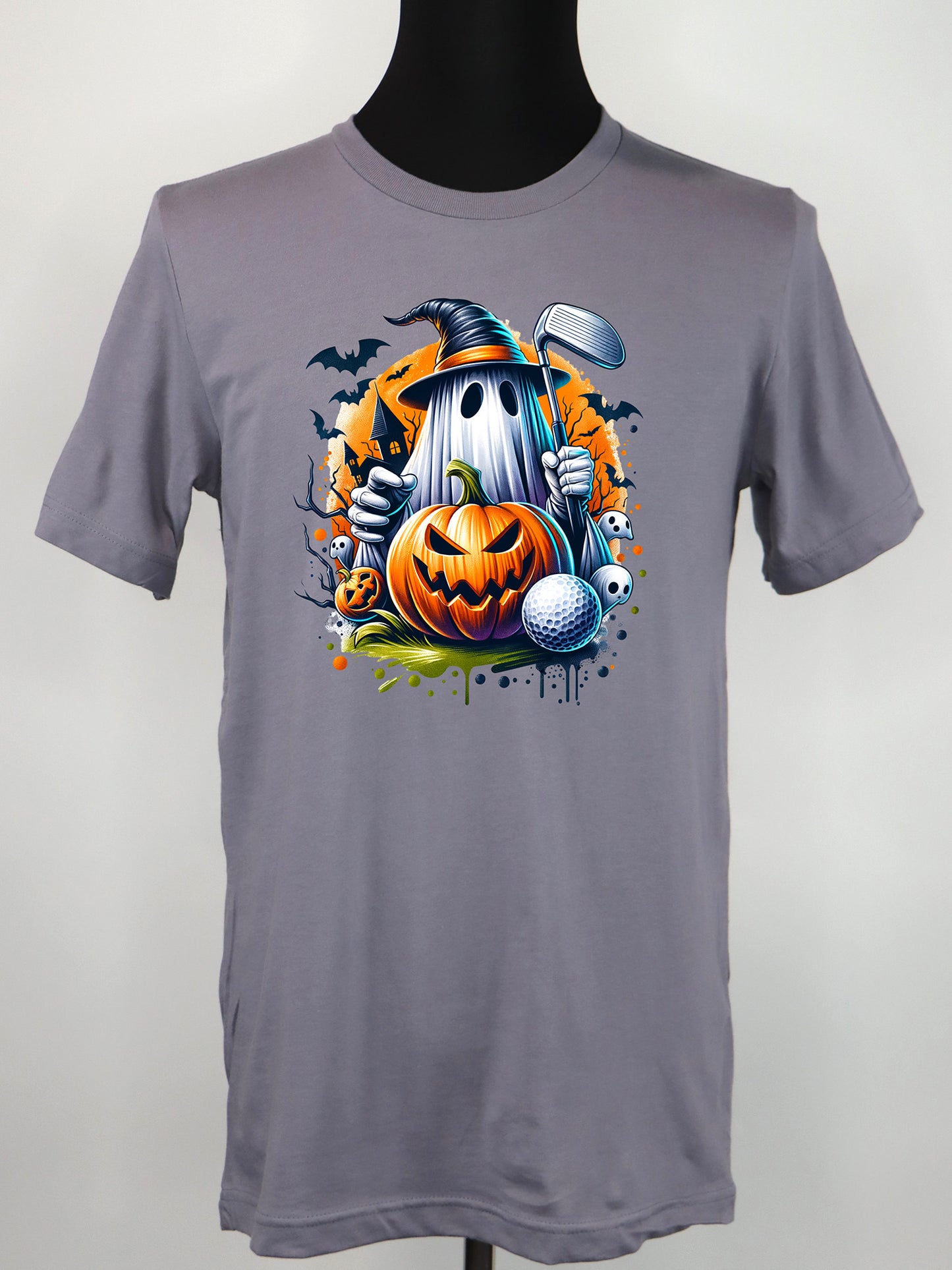 Halloween Golf Ghost TEE- Multiple Colors