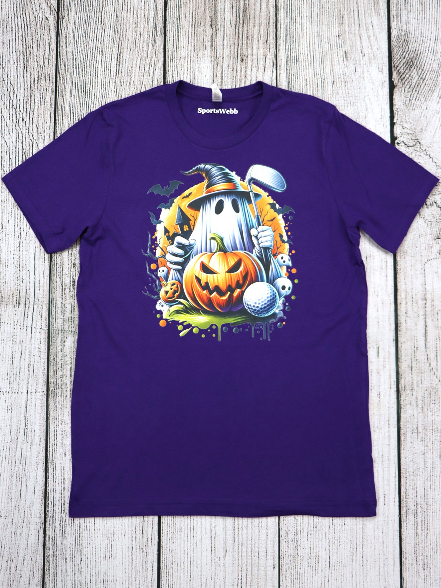 Halloween Golf Ghost TEE- Multiple Colors
