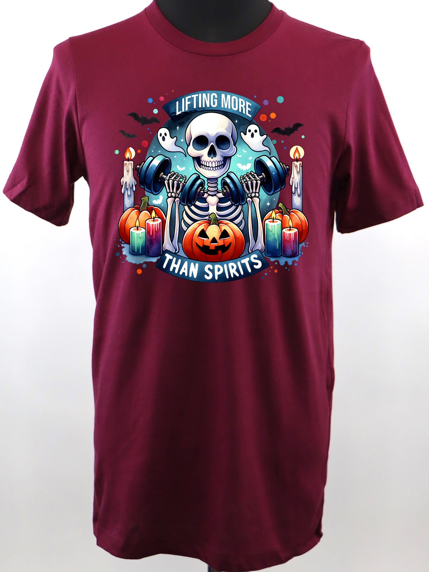 Lifting More Than Spirits Skeleton TEE- Multiple Colors