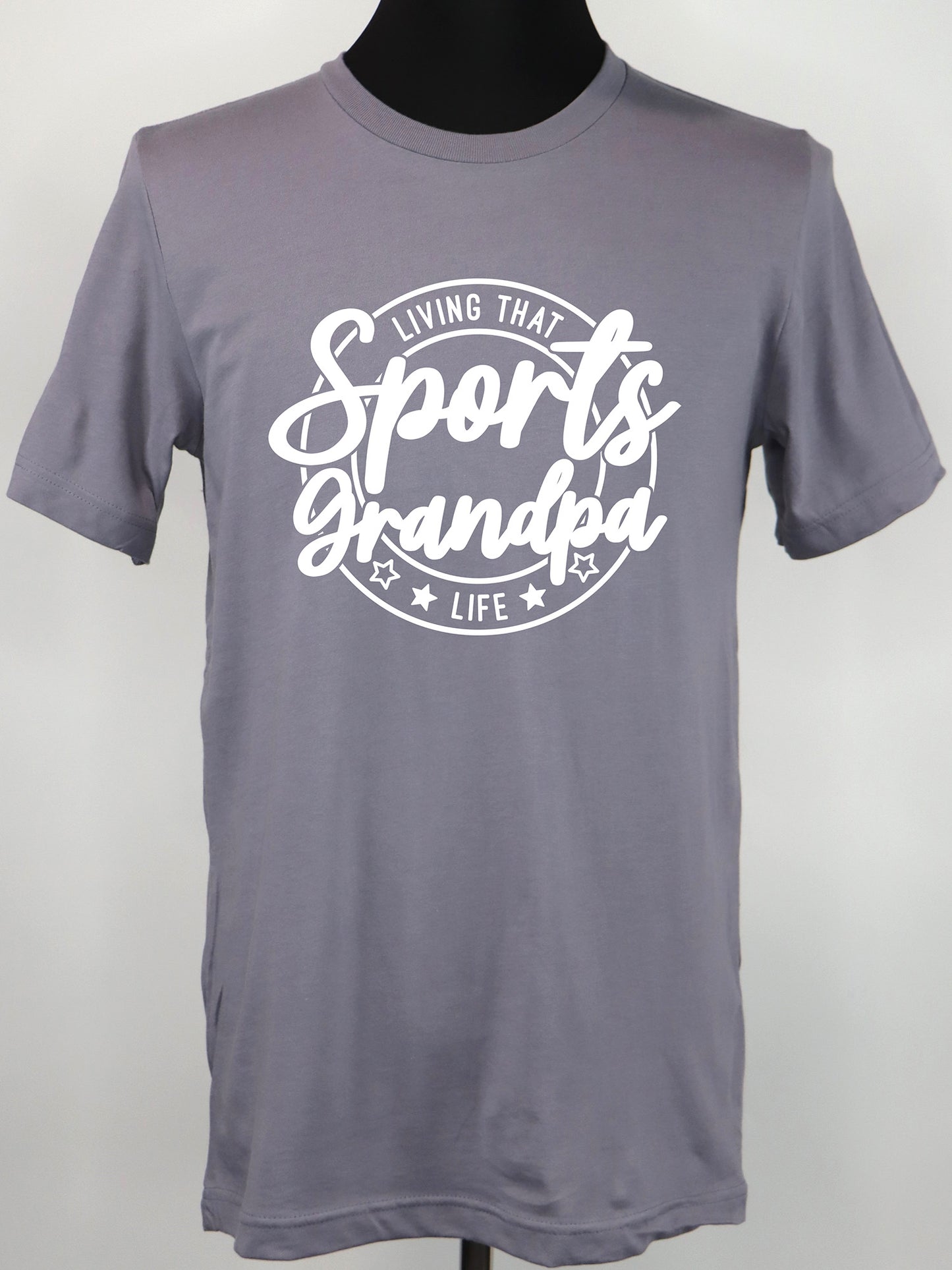 Living that Sports Grandpa Life (white) TEE- Multiple Colors