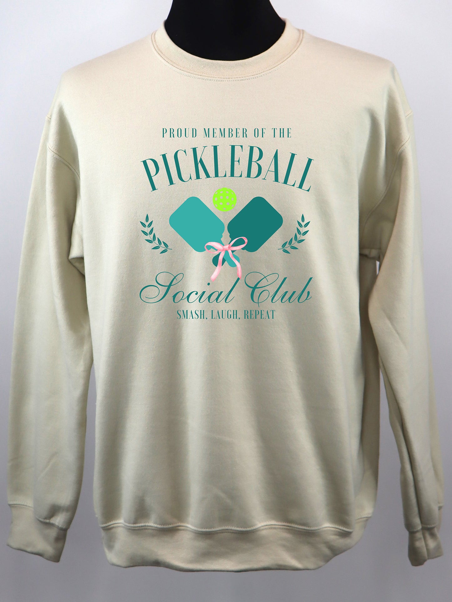Pickleball Smash Laugh Repeat CREWNECK- Multiple Colors