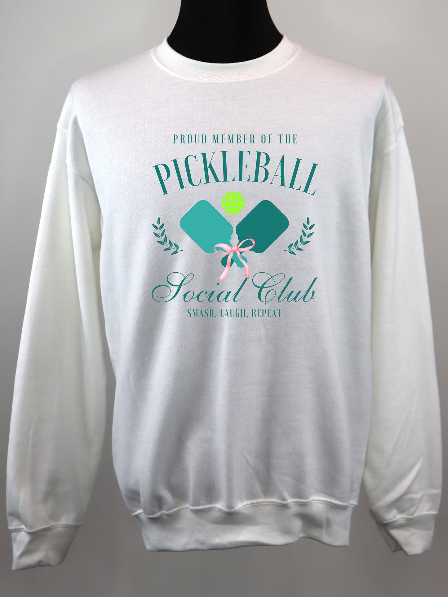 Pickleball Smash Laugh Repeat CREWNECK- Multiple Colors