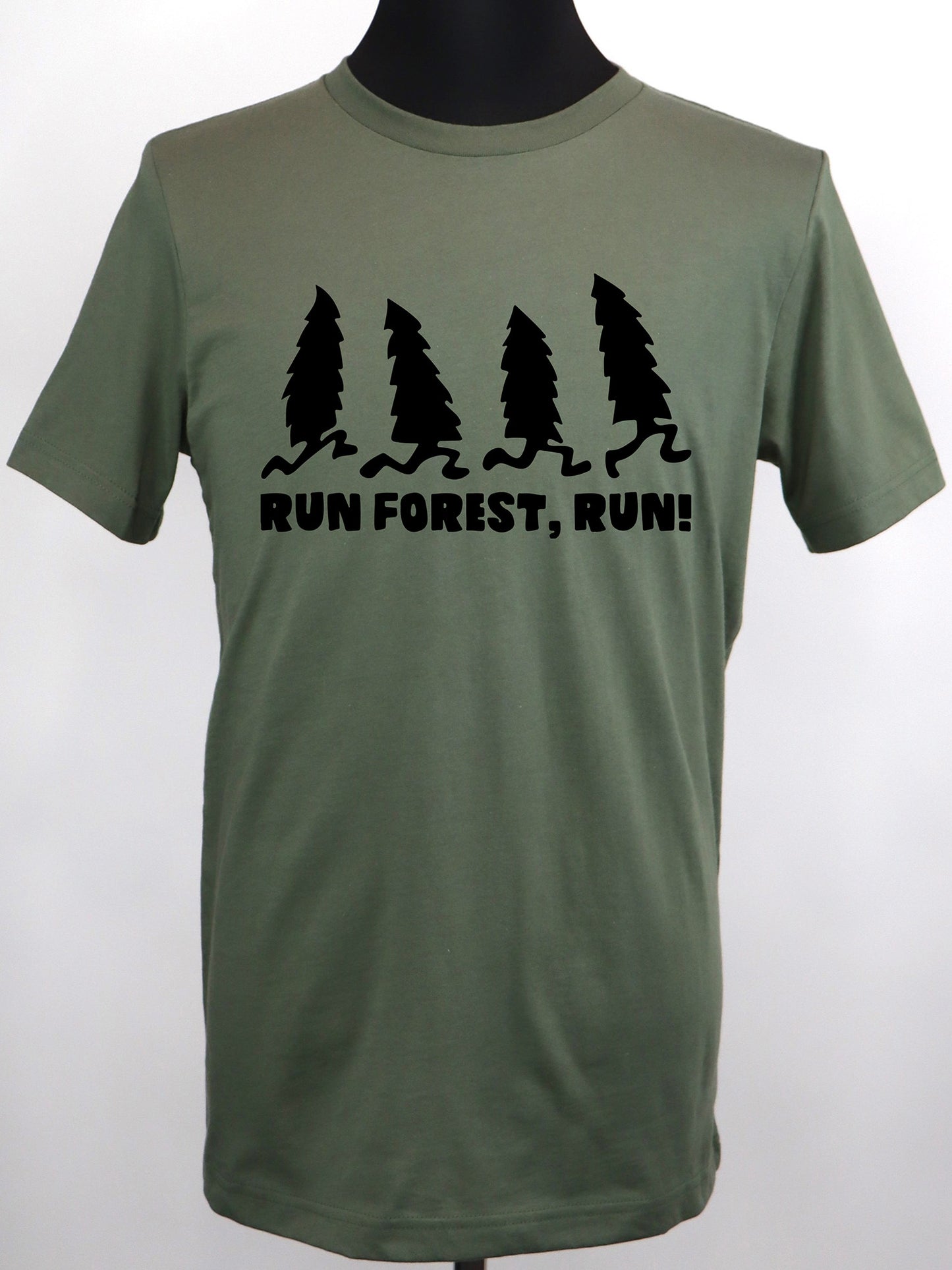 Run Forest Run (black) TEE- Multiple Colors