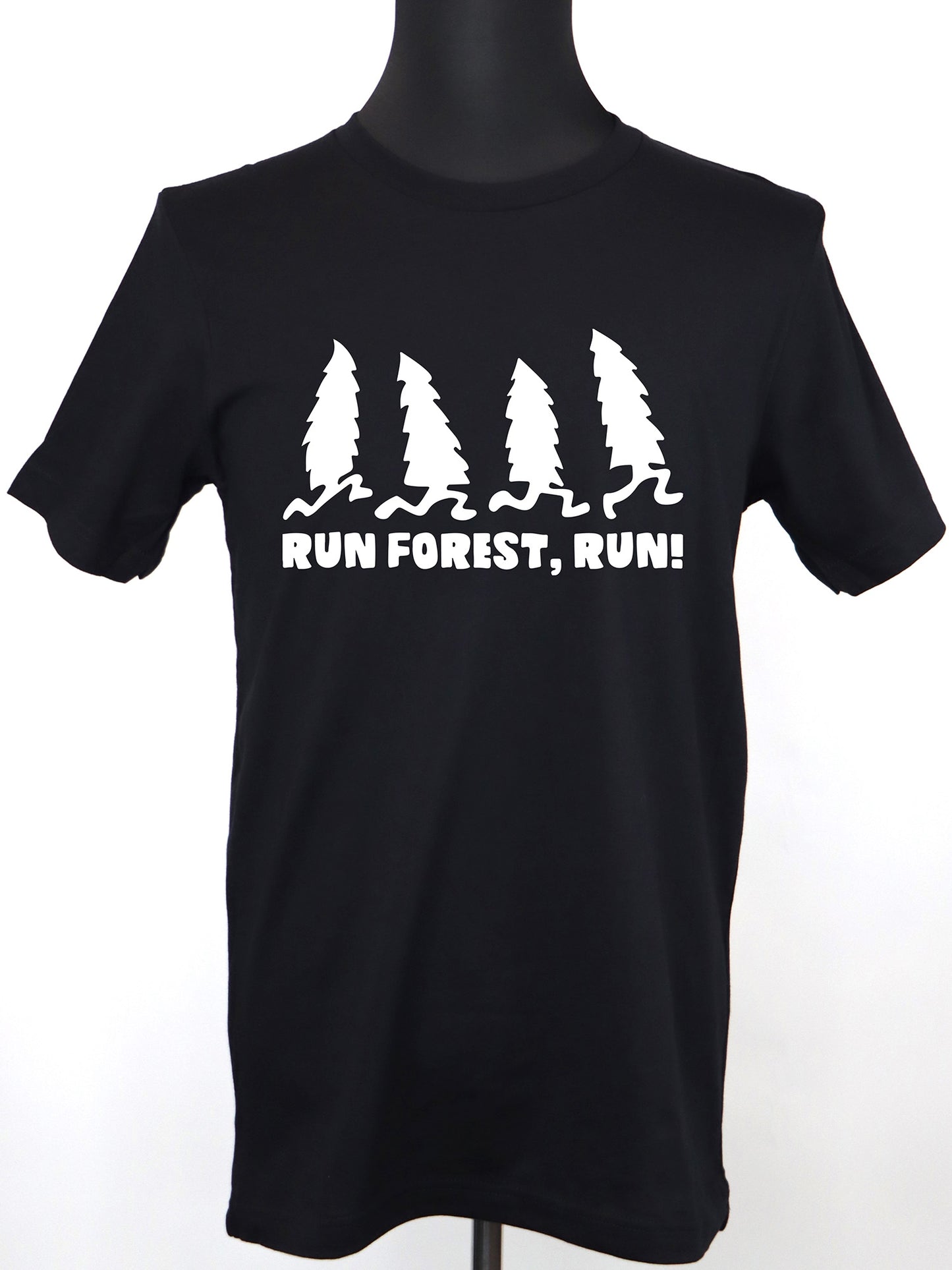 Run Forest Run (white) TEE- Multiple Colors