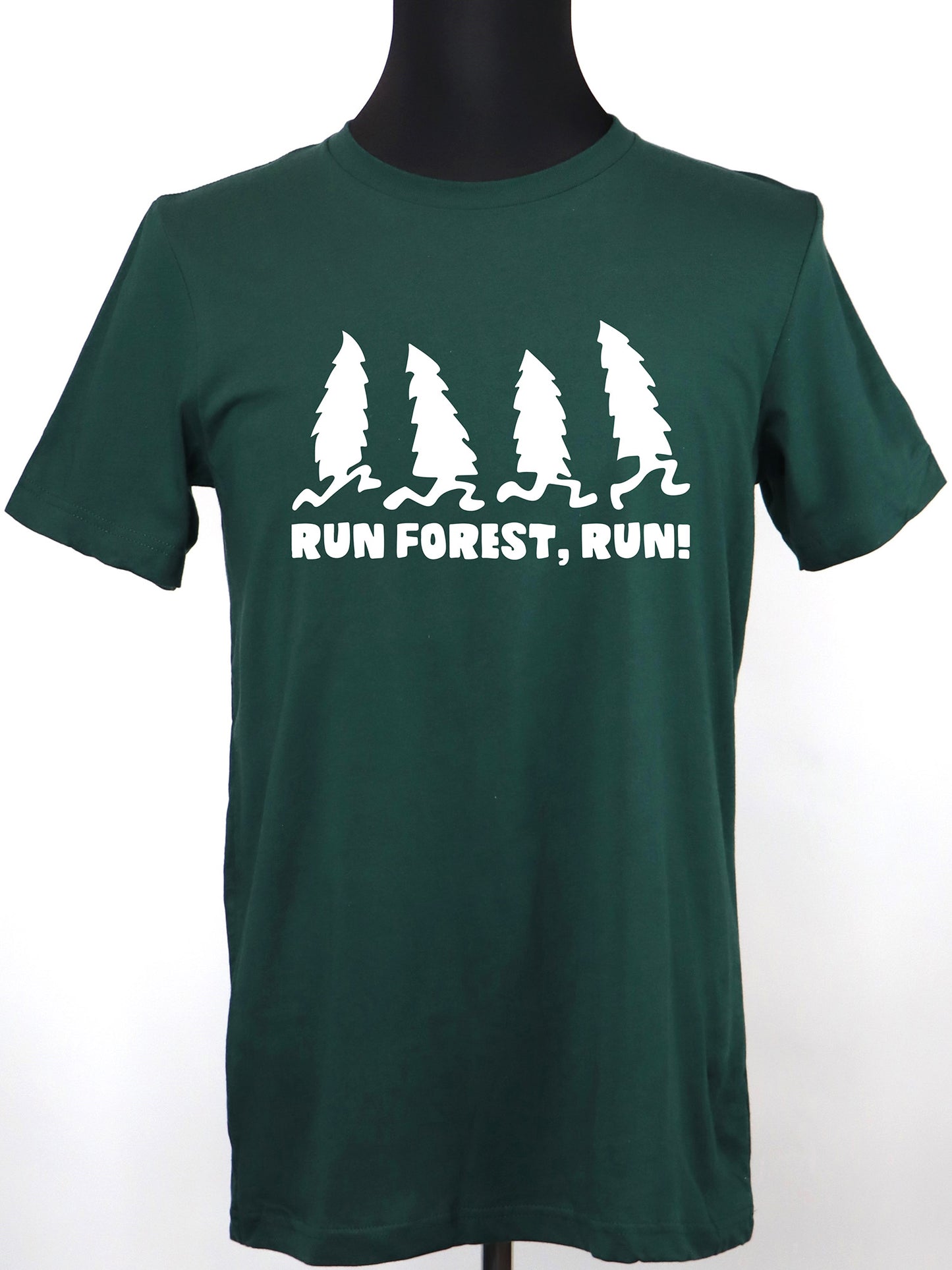 Run Forest Run (white) TEE- Multiple Colors