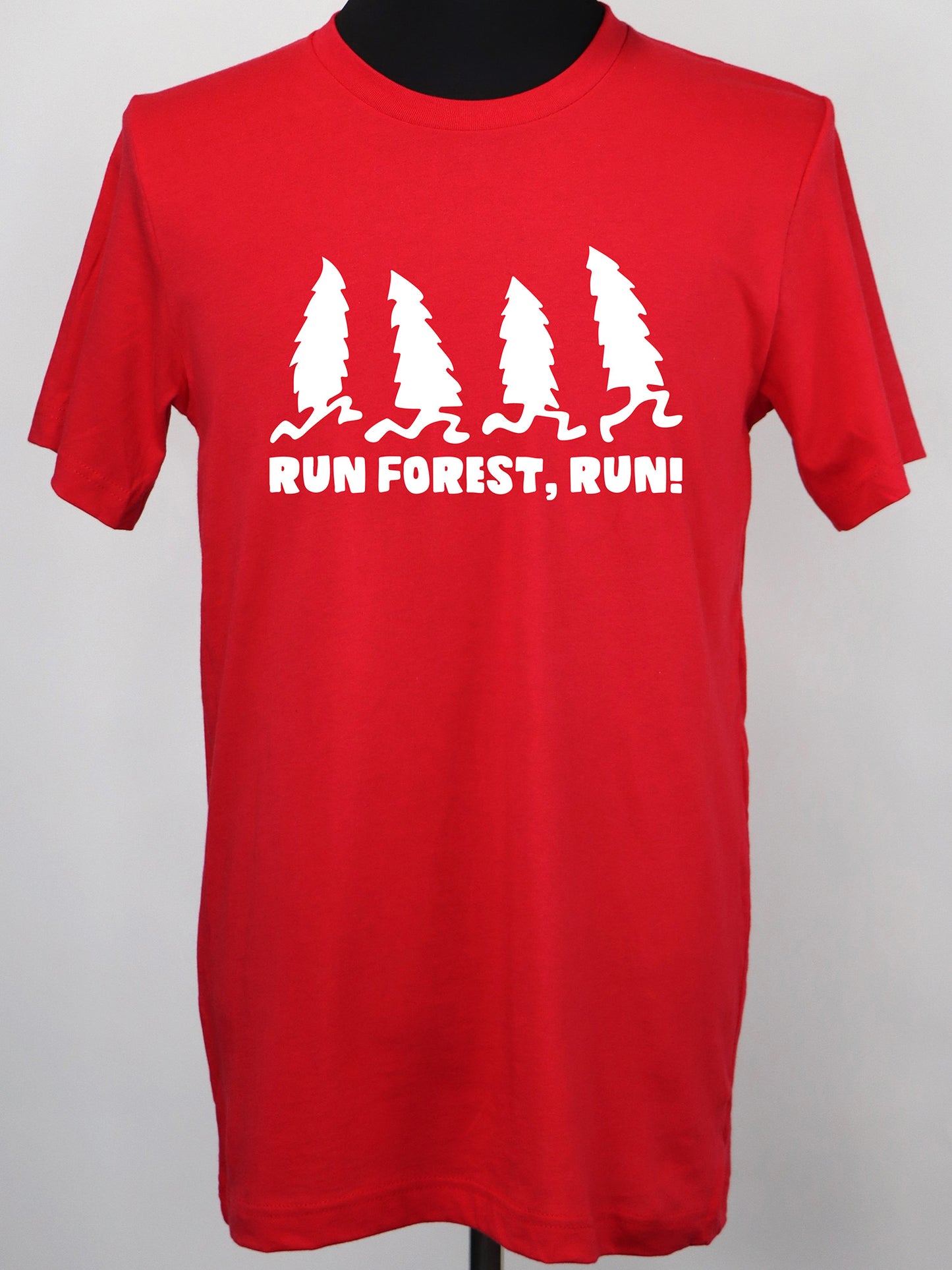Run Forest Run (white) TEE- Multiple Colors
