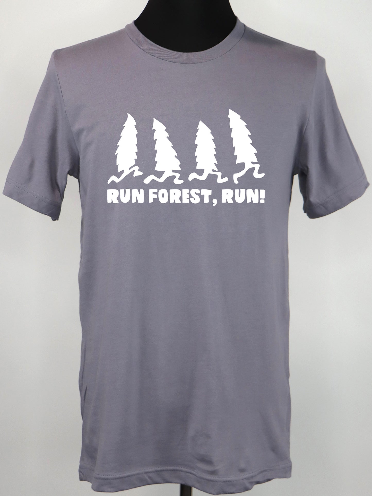 Run Forest Run (white) TEE- Multiple Colors