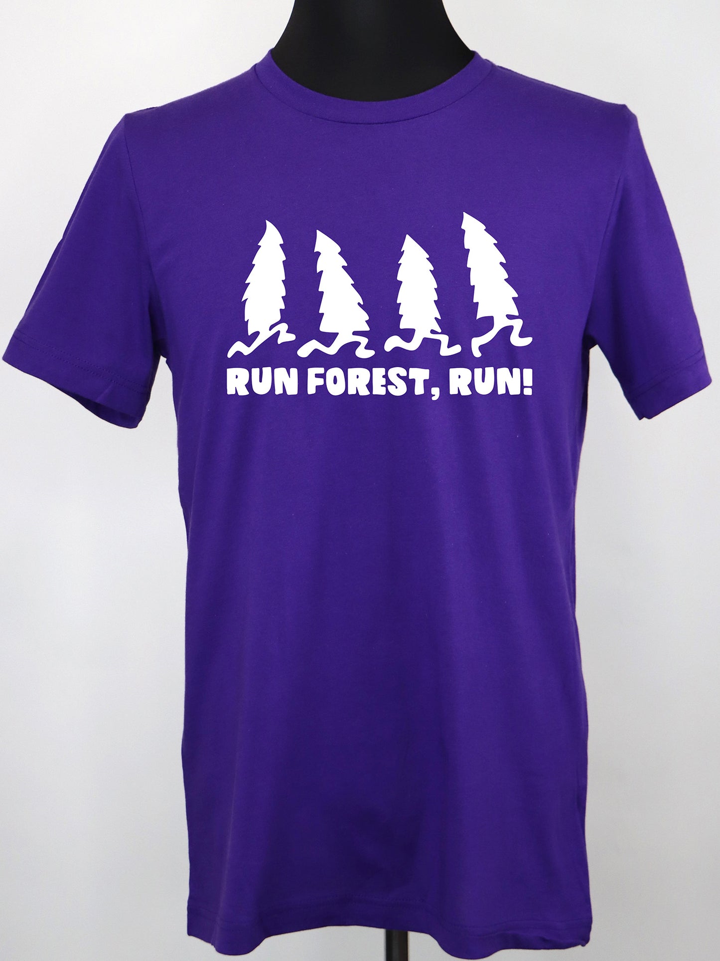 Run Forest Run (white) TEE- Multiple Colors