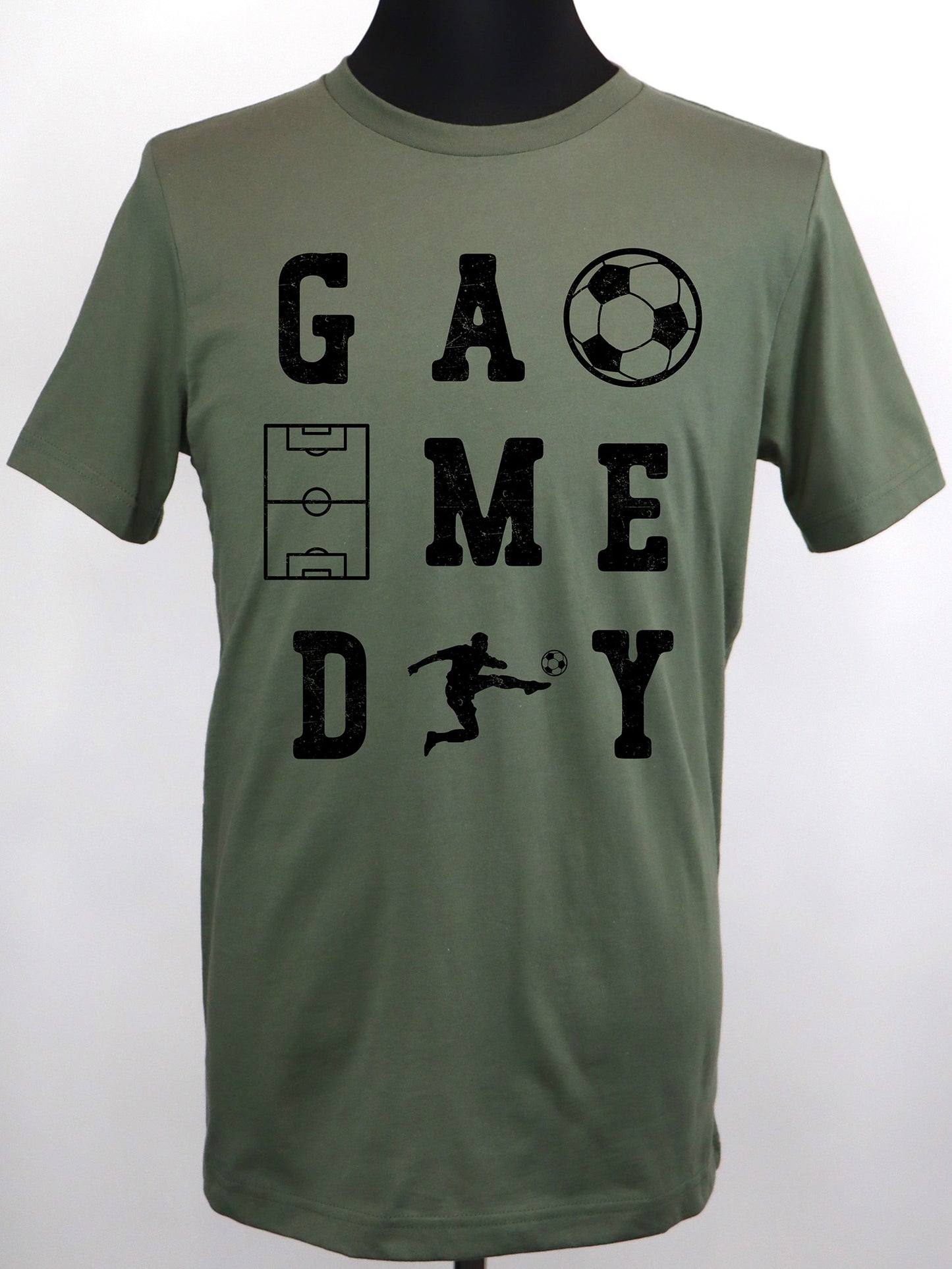 Soccer Game Day (black) TEE- Multiple Colors