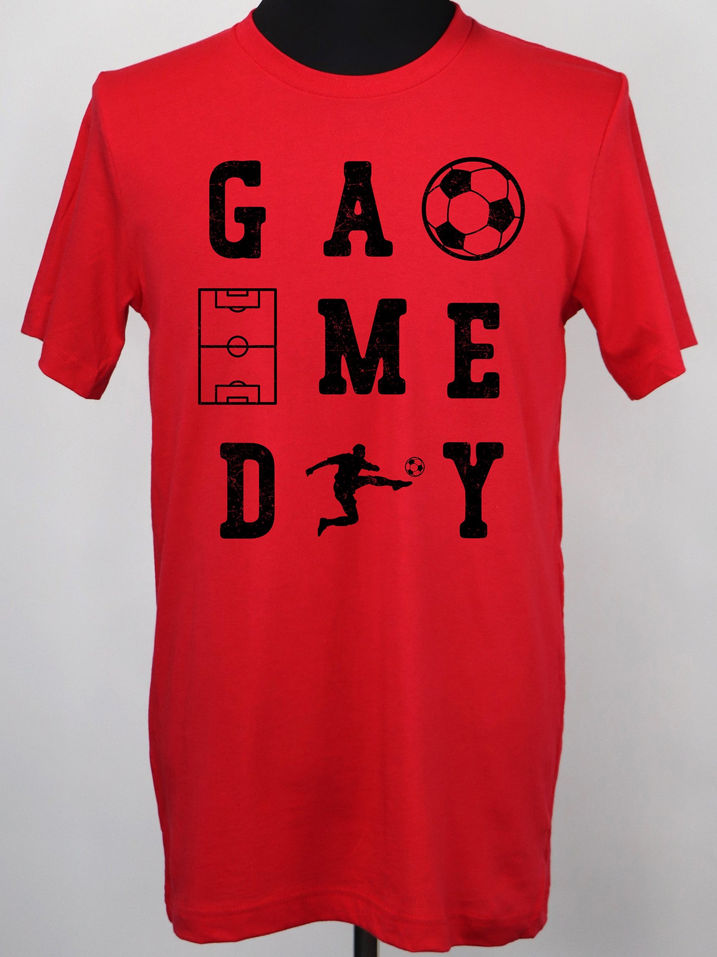 Soccer Game Day (black) TEE- Multiple Colors