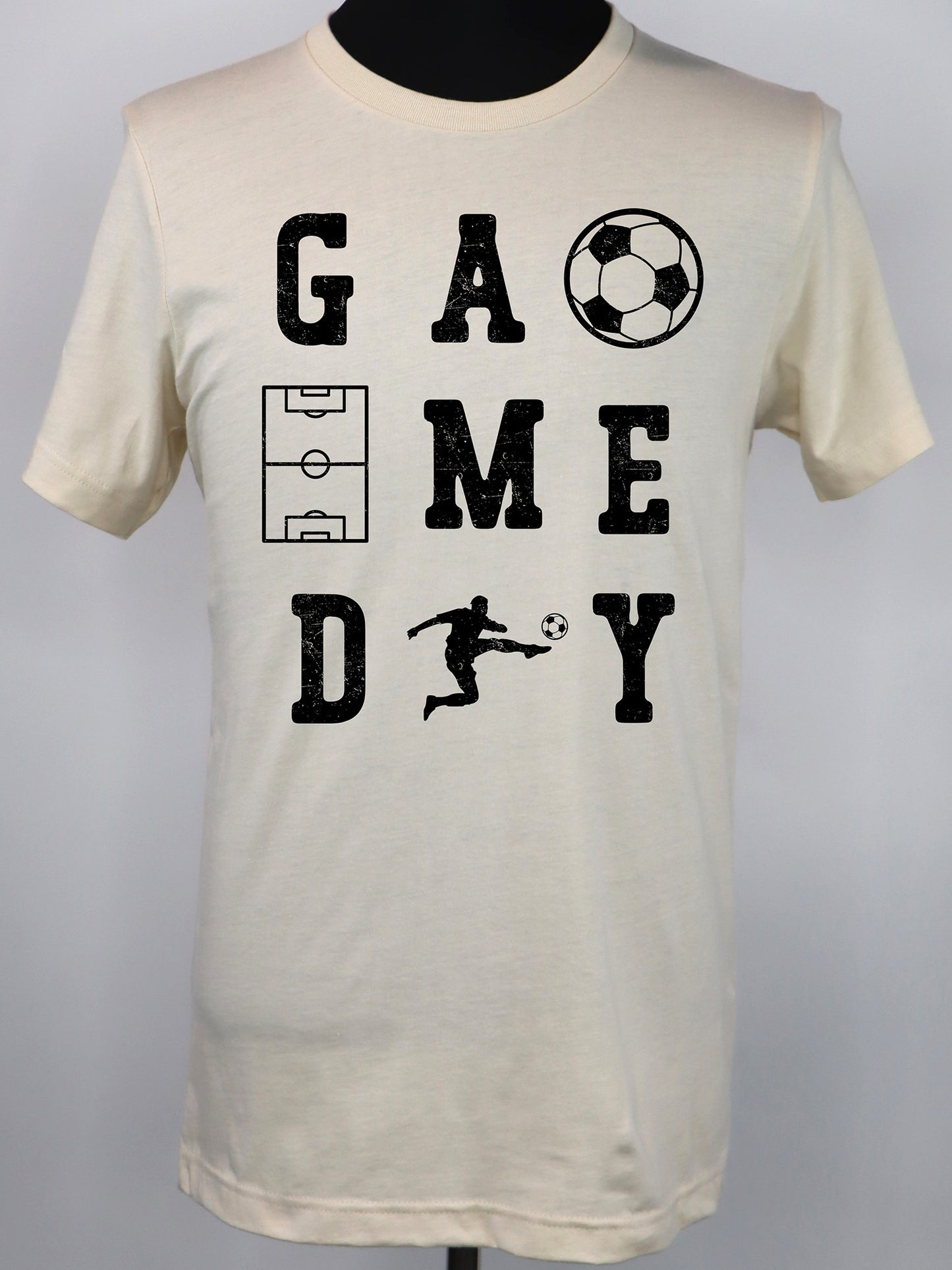 Soccer Game Day (black) TEE- Multiple Colors