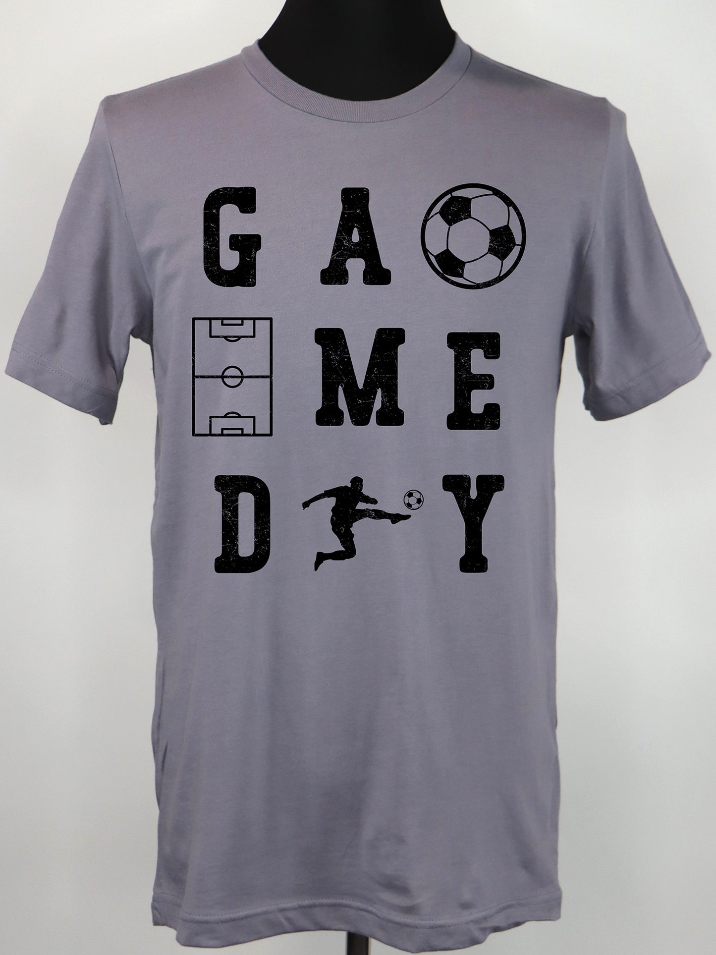 Soccer Game Day (black) TEE- Multiple Colors