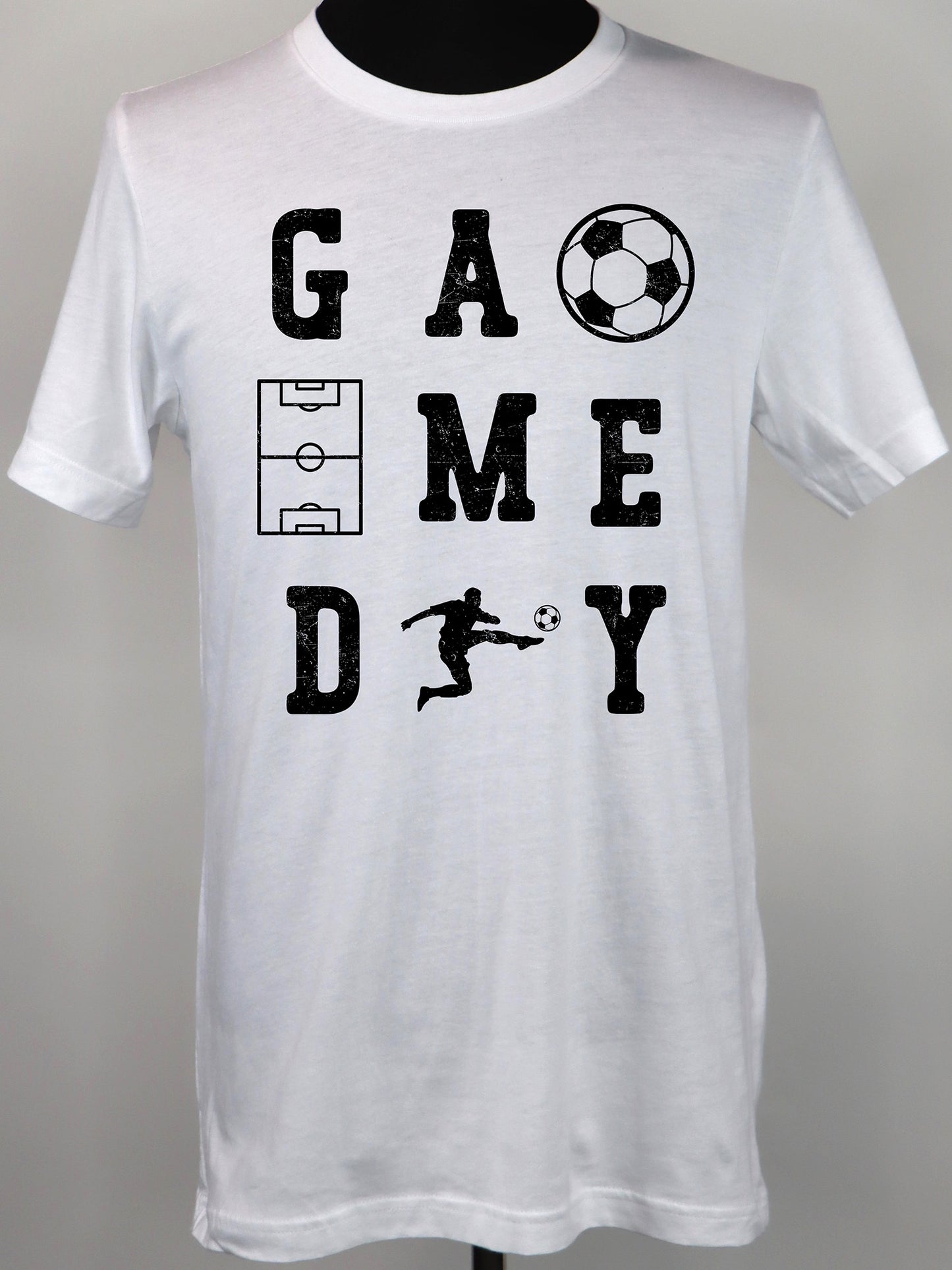 Soccer Game Day (black) TEE- Multiple Colors