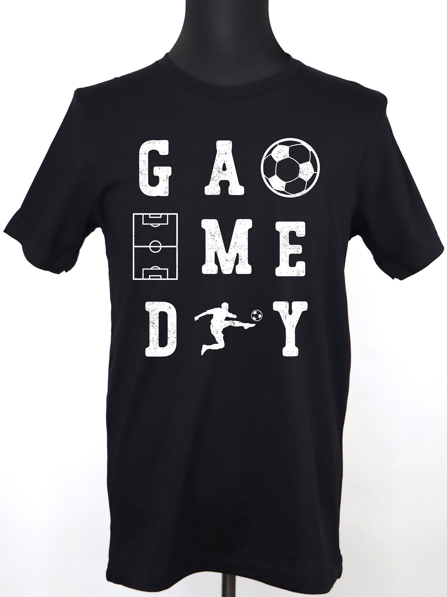 Soccer Game Day (white) TEE- Multiple Colors