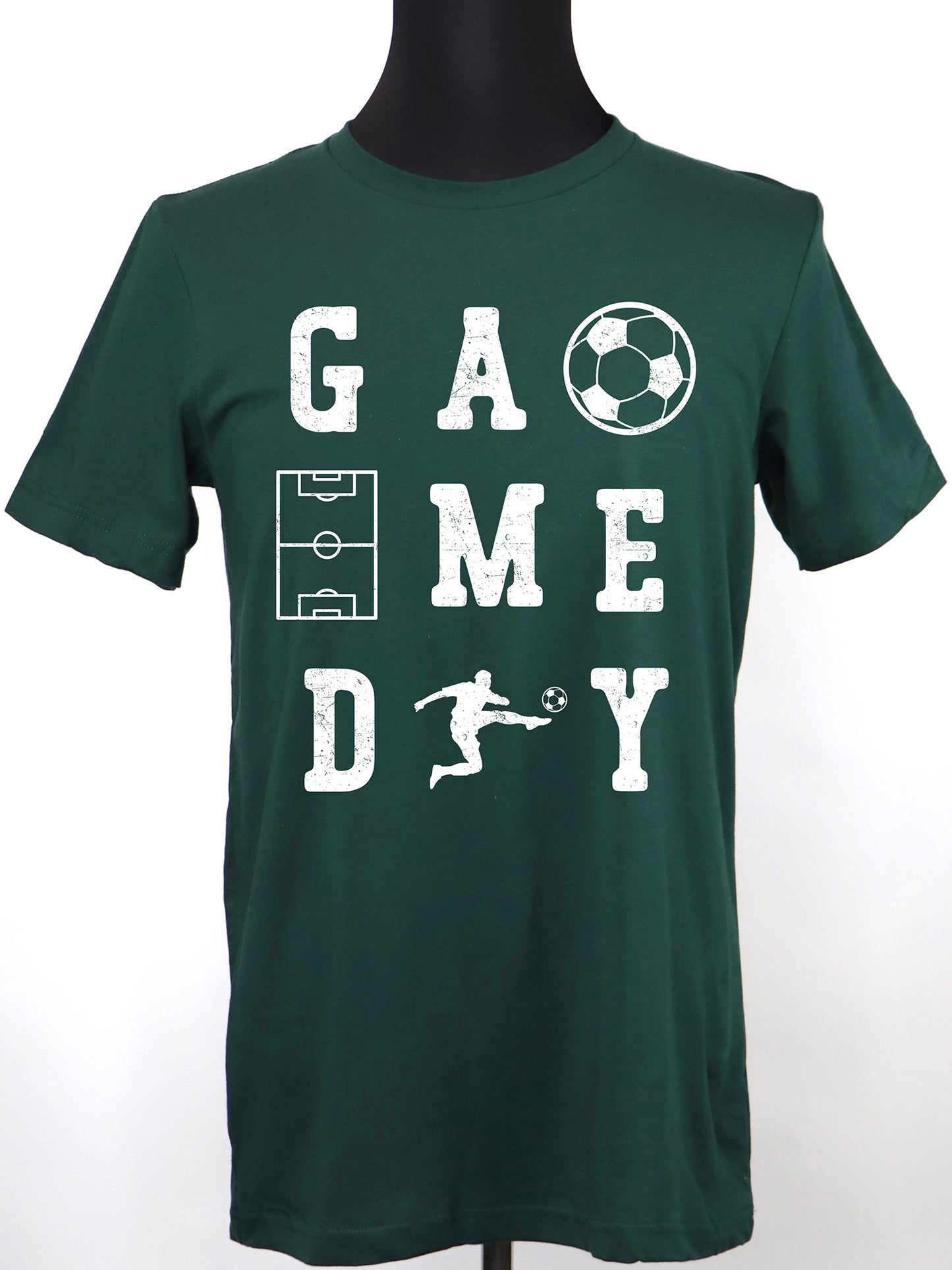 Soccer Game Day (white) TEE- Multiple Colors