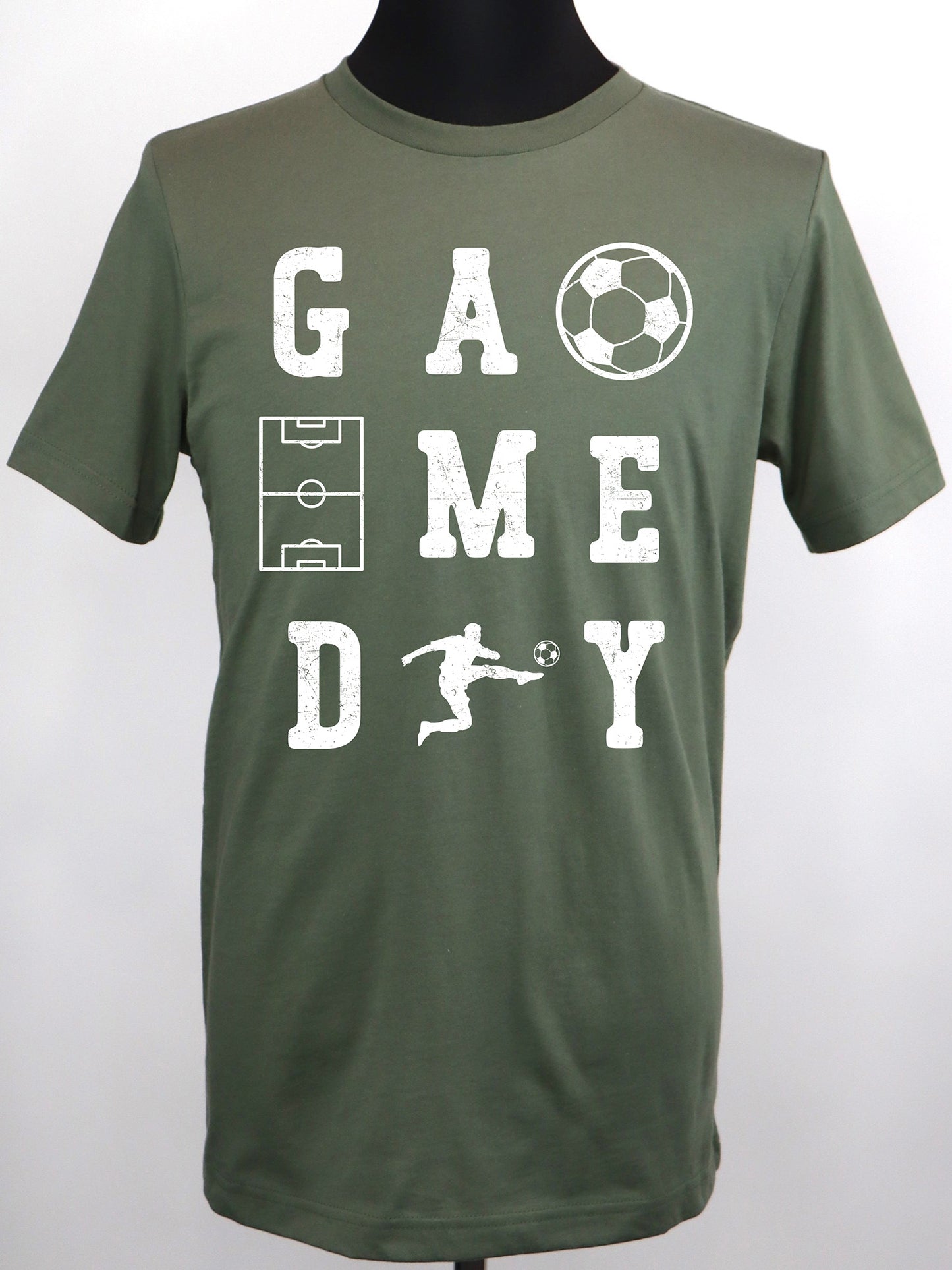 Soccer Game Day (white) TEE- Multiple Colors