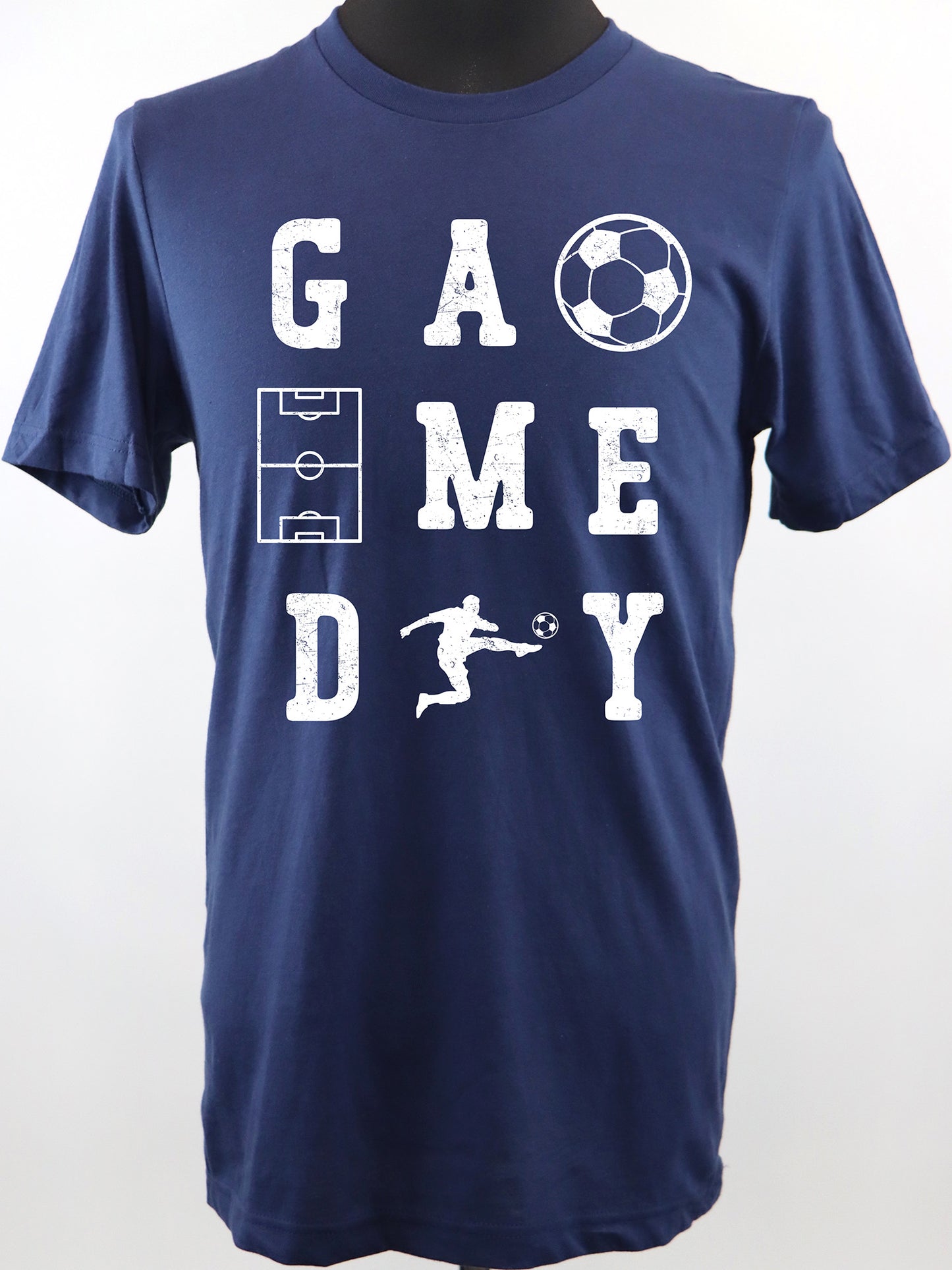 Soccer Game Day (white) TEE- Multiple Colors