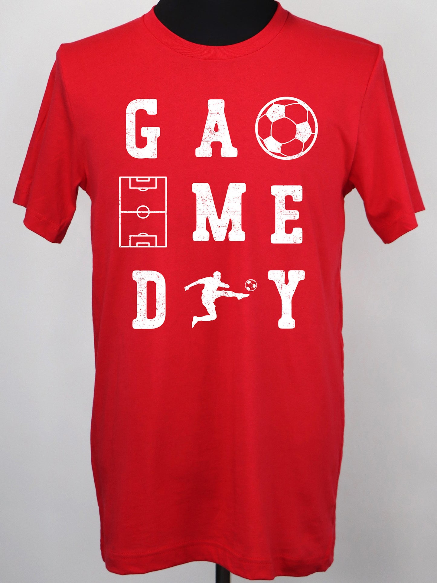 Soccer Game Day (white) TEE- Multiple Colors