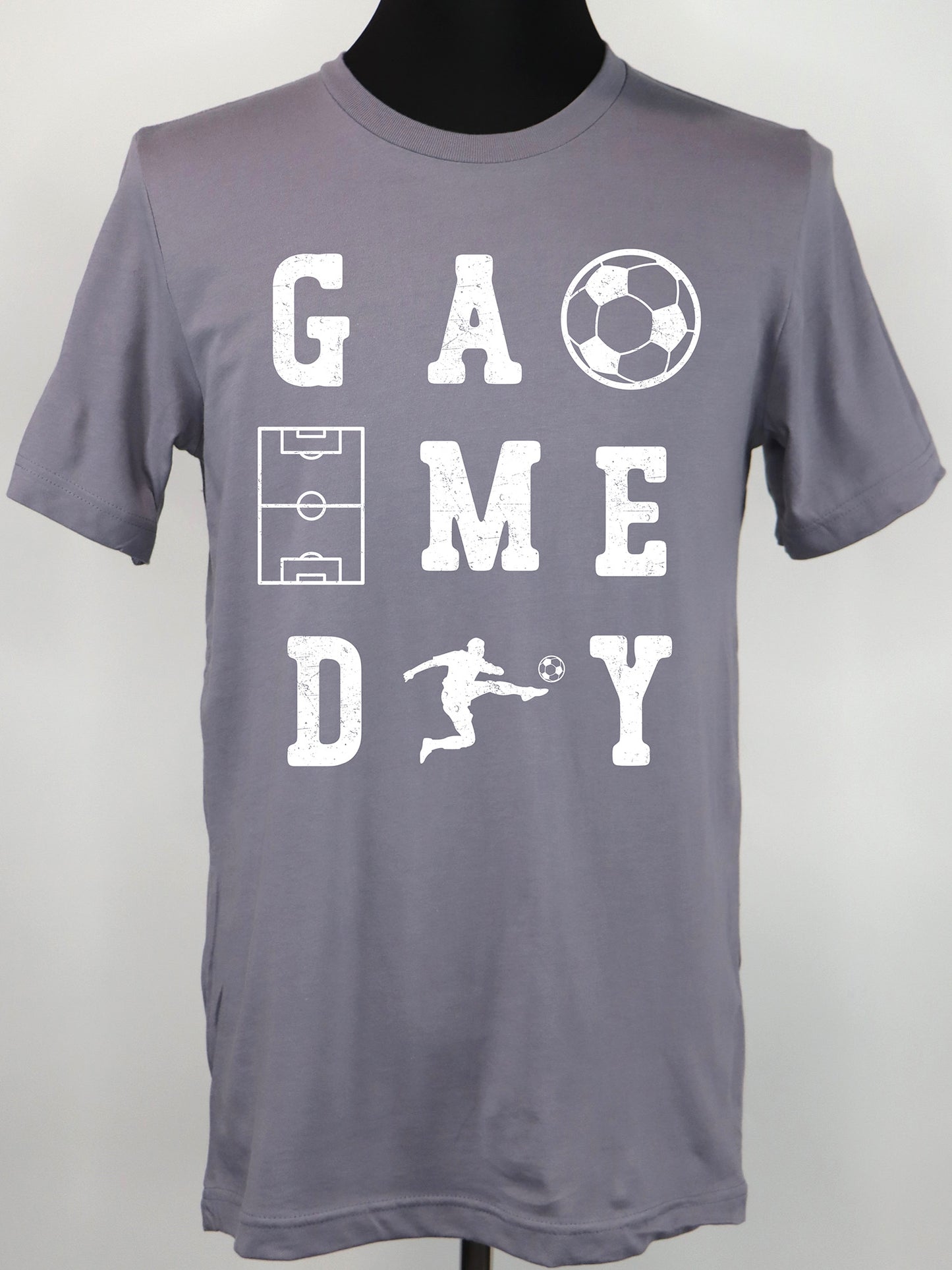 Soccer Game Day (white) TEE- Multiple Colors