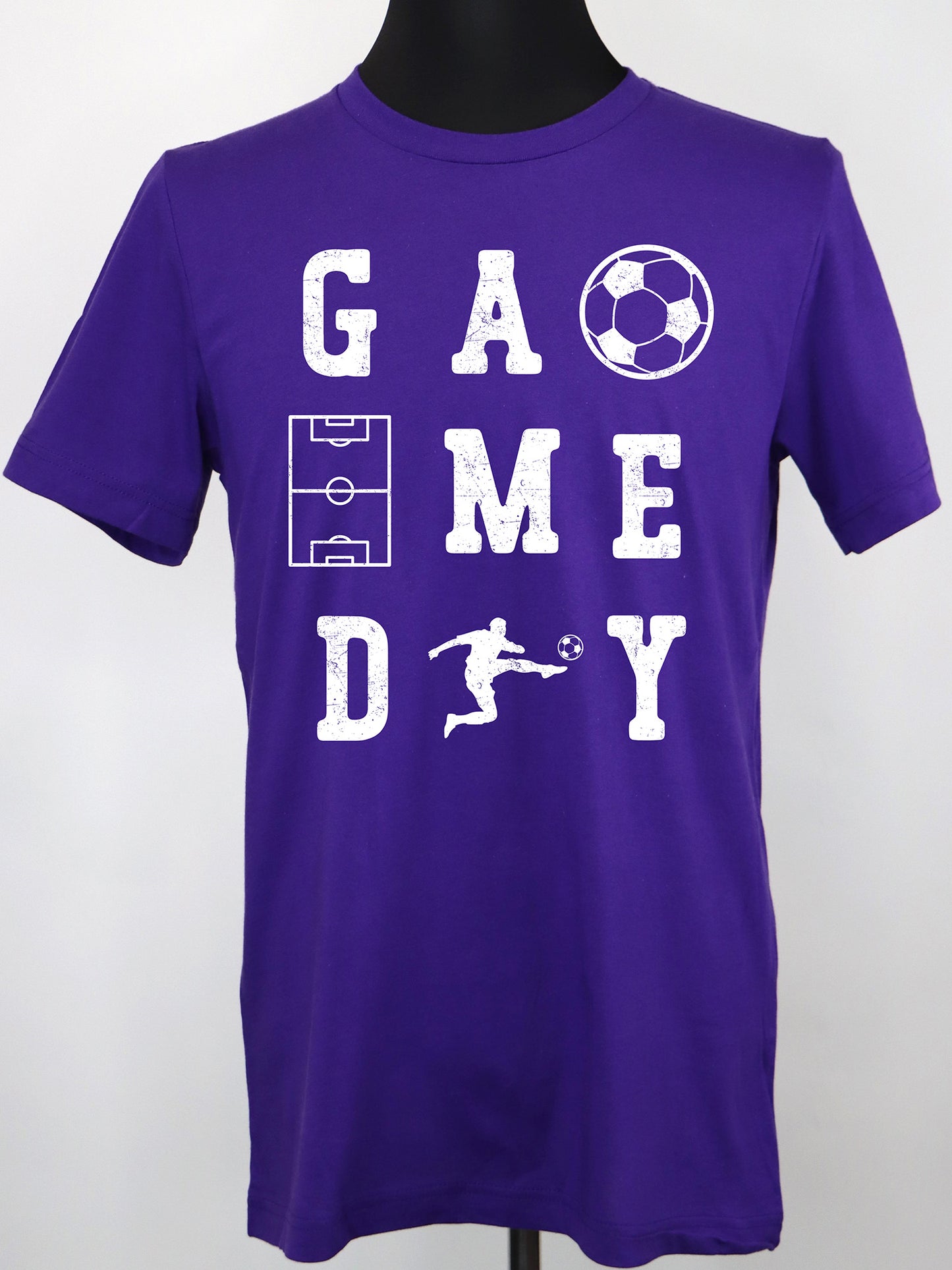 Soccer Game Day (white) TEE- Multiple Colors