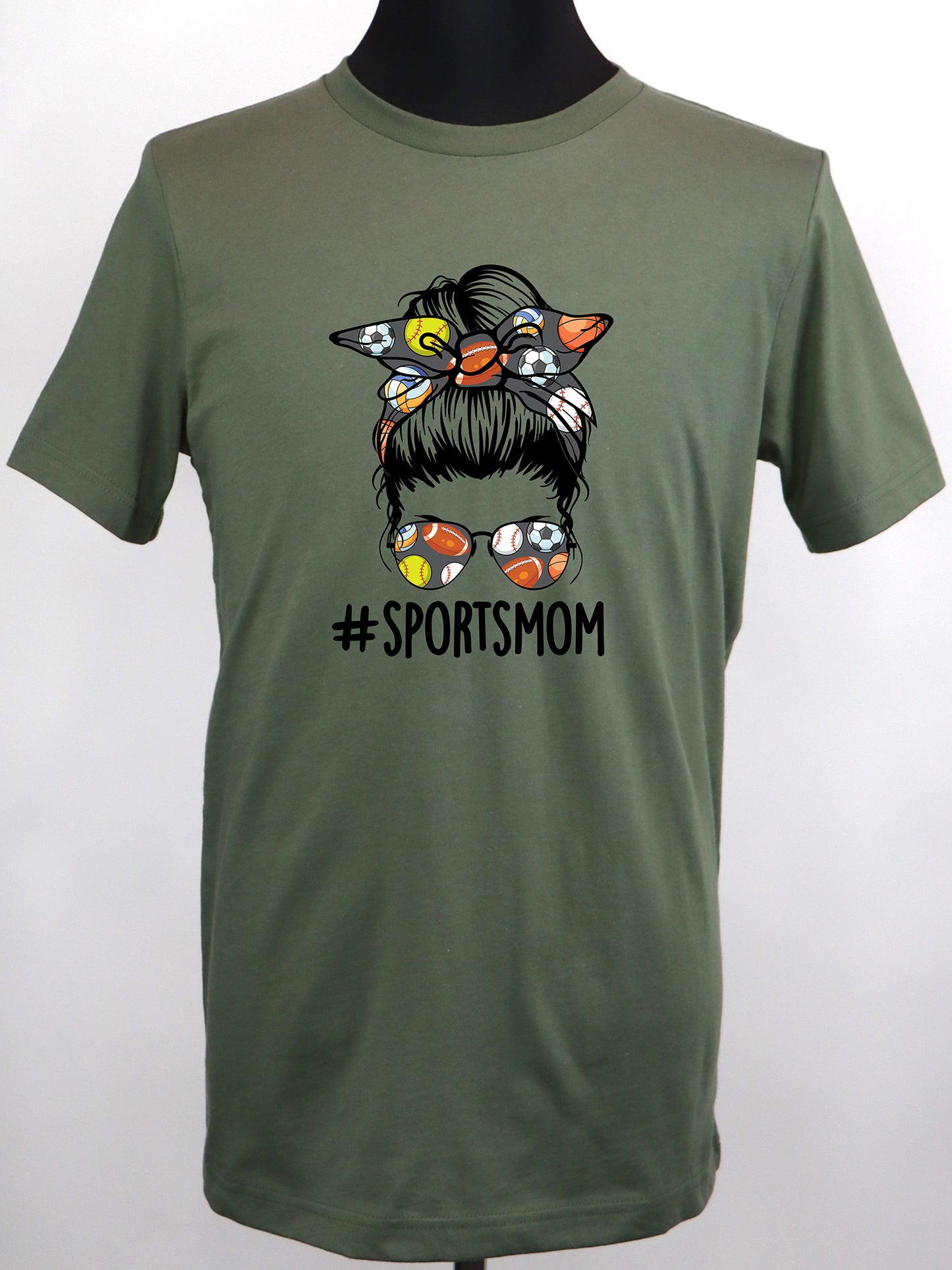Multi Sports Mom TEE- Multiple Colors