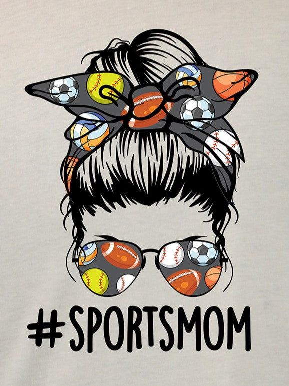 Multi Sports Mom TEE- Multiple Colors