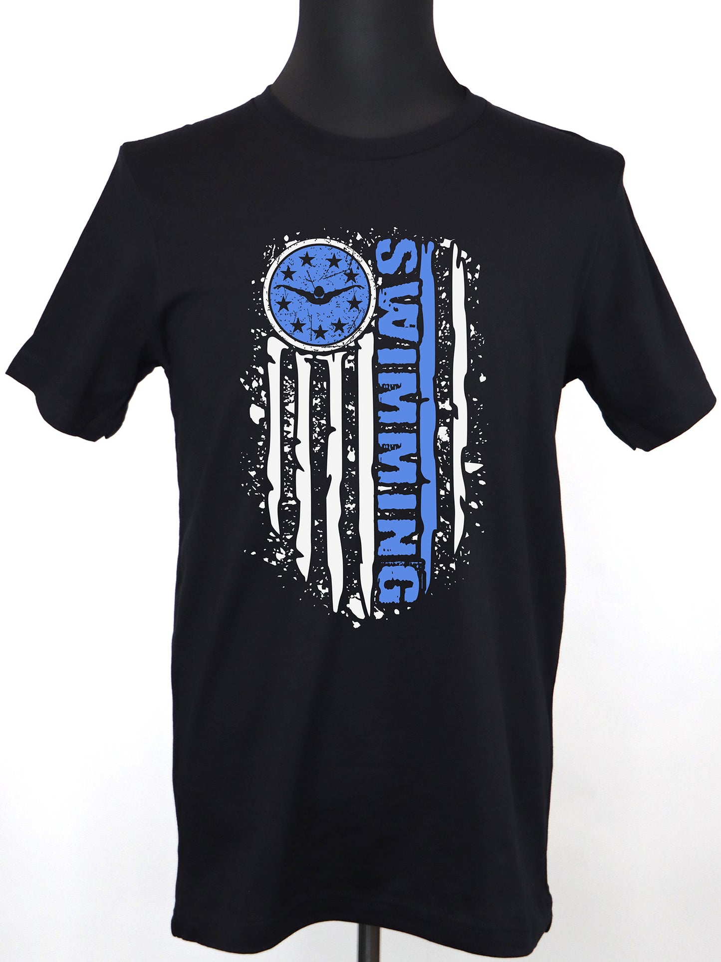 Swim Flag (white) TEE- Multiple Colors