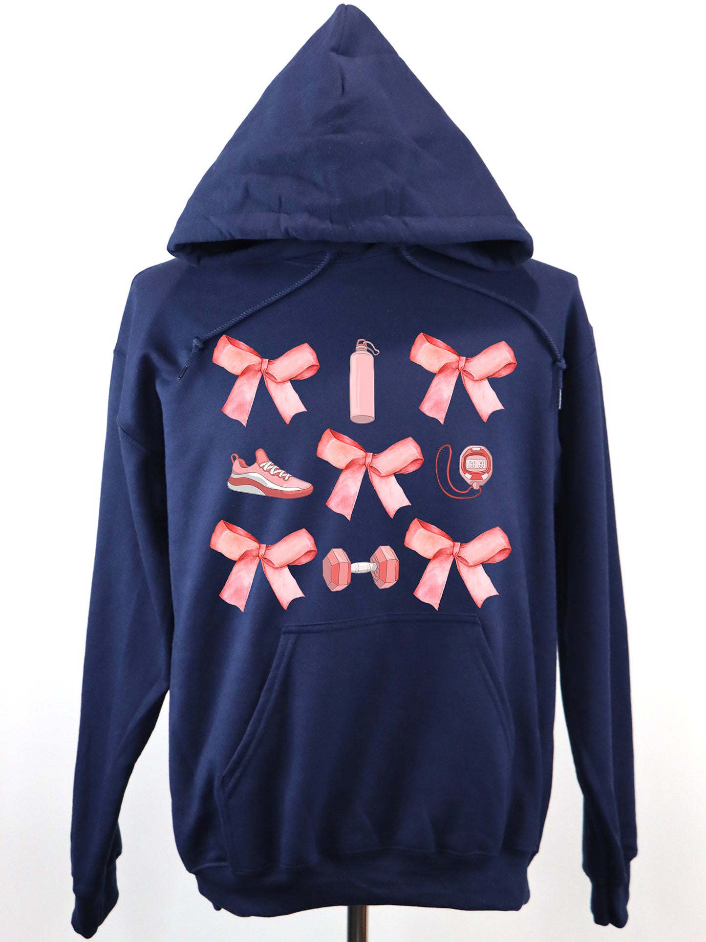 Workout Coquette (pink) HOODIE- Multiple Colors