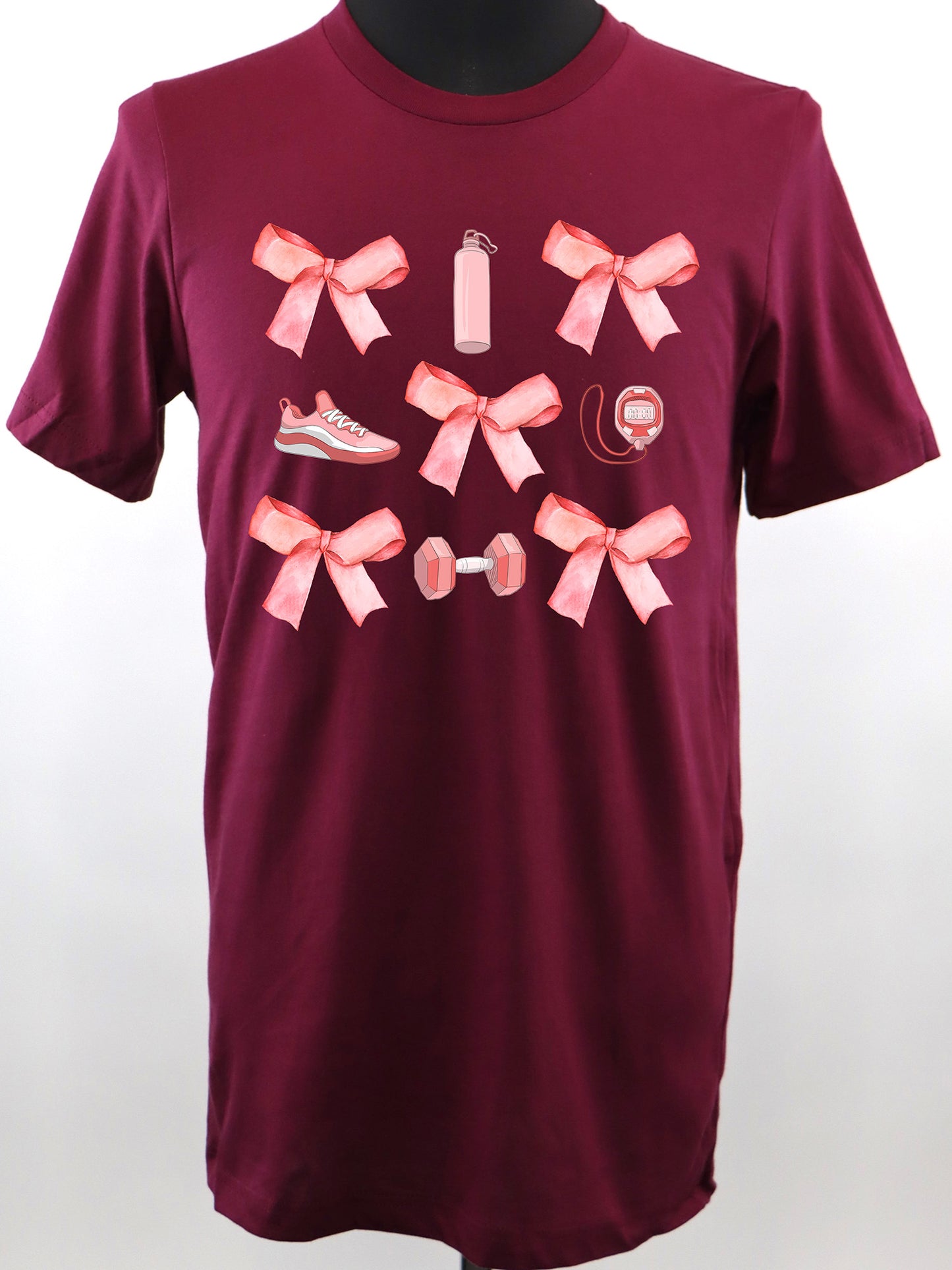 Workout Coquette (pink) TEE- Multiple Colors