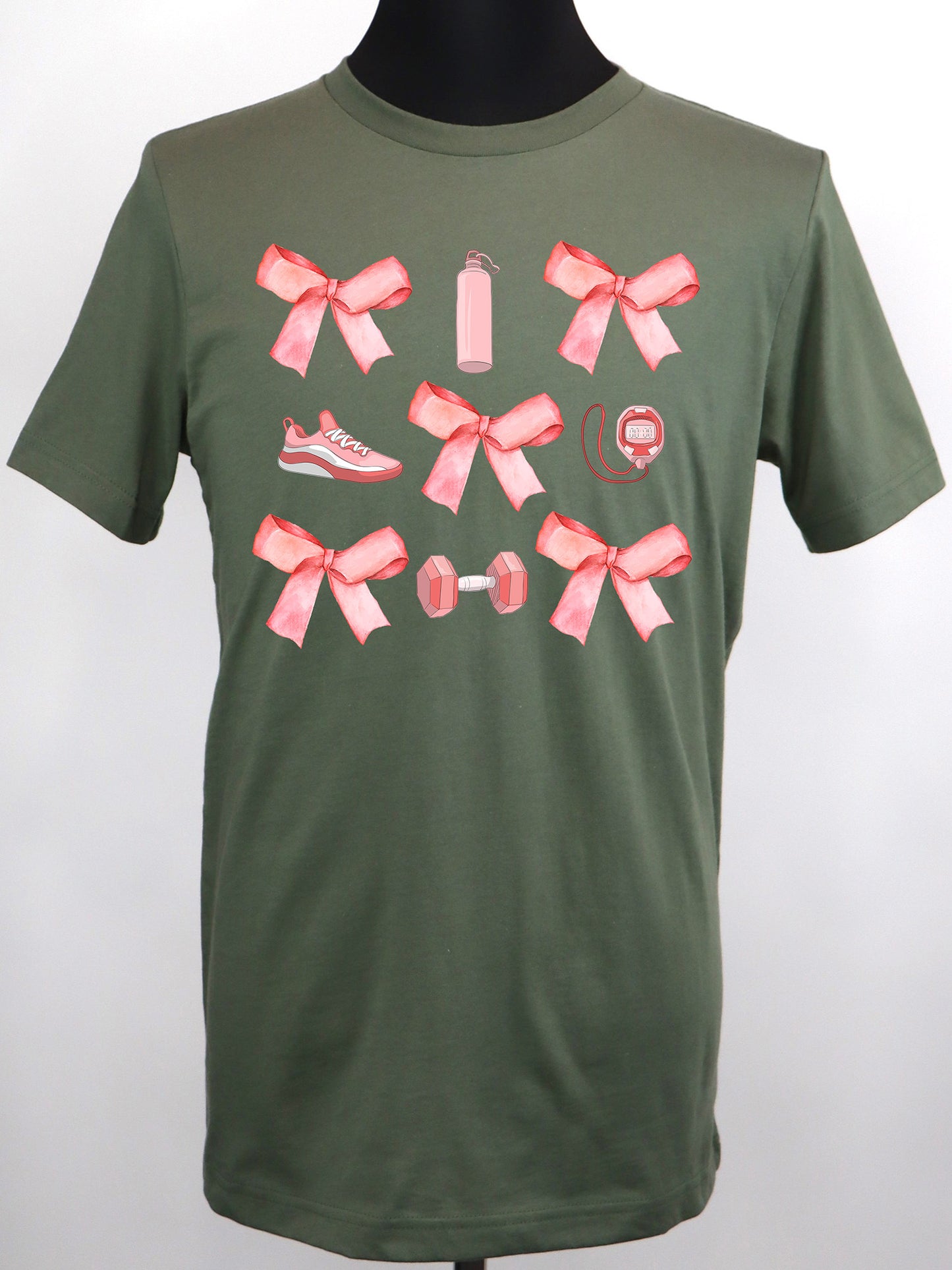 Workout Coquette (pink) TEE- Multiple Colors