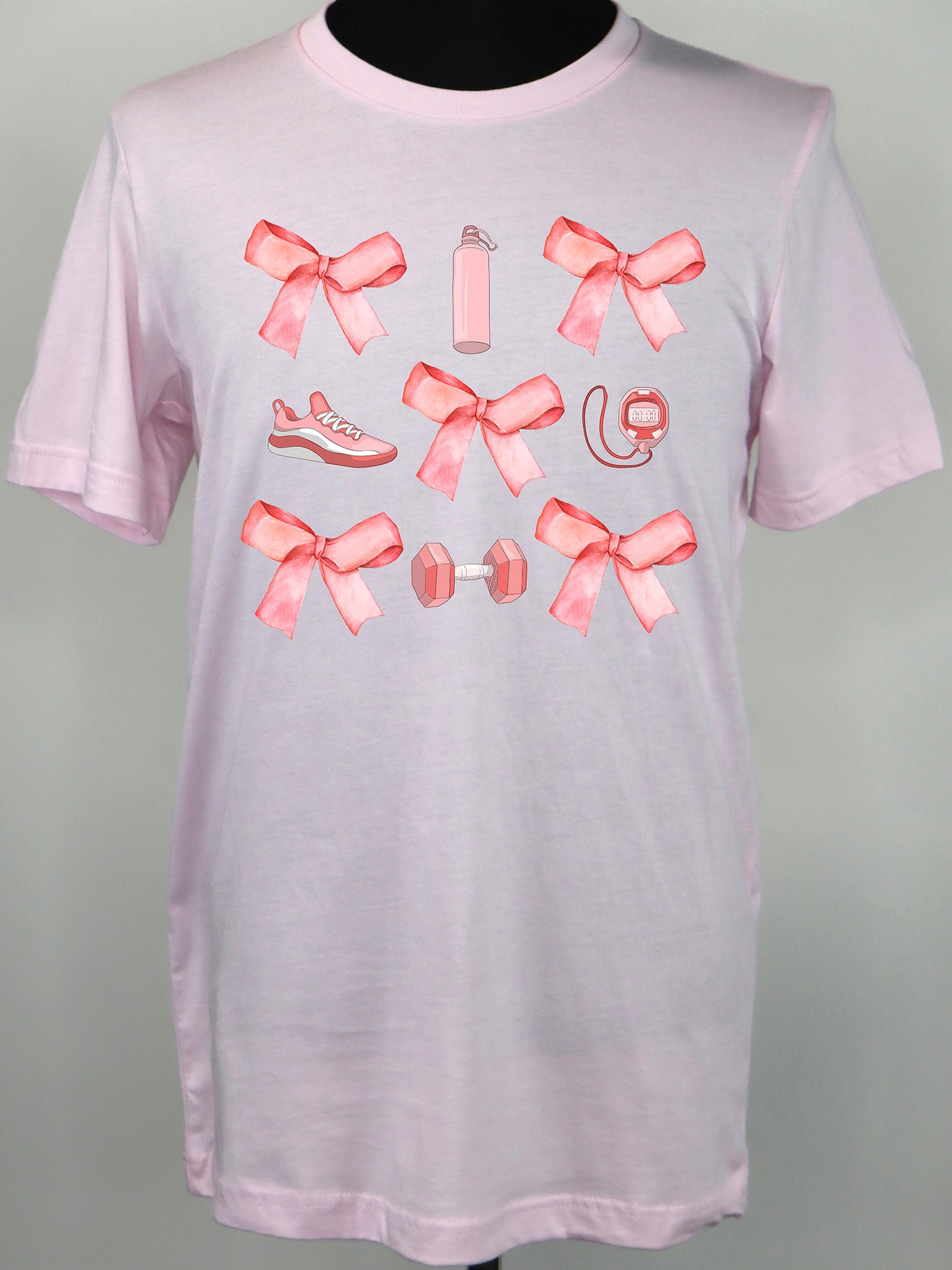 Workout Coquette (pink) TEE- Multiple Colors