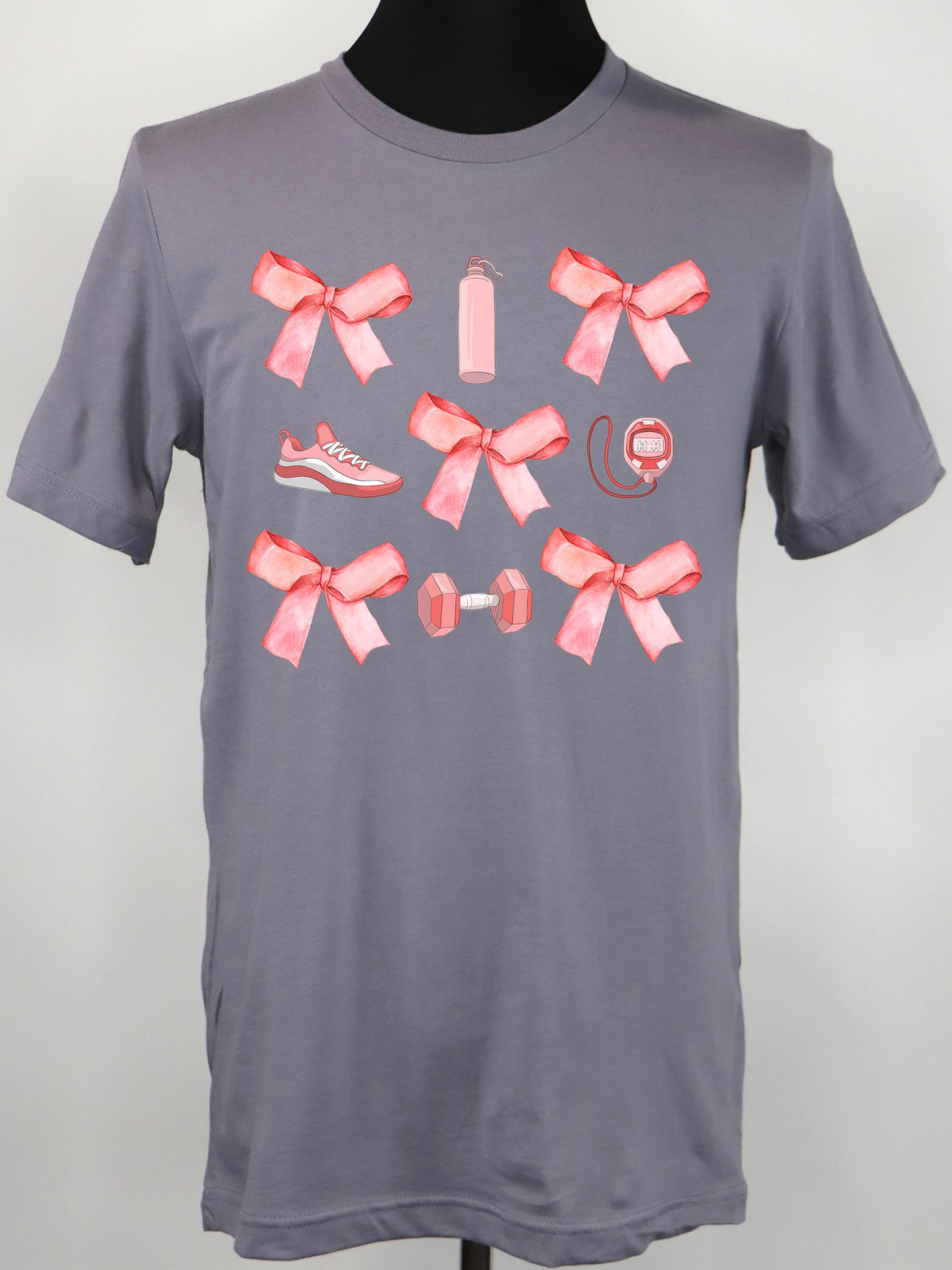 Workout Coquette (pink) TEE- Multiple Colors