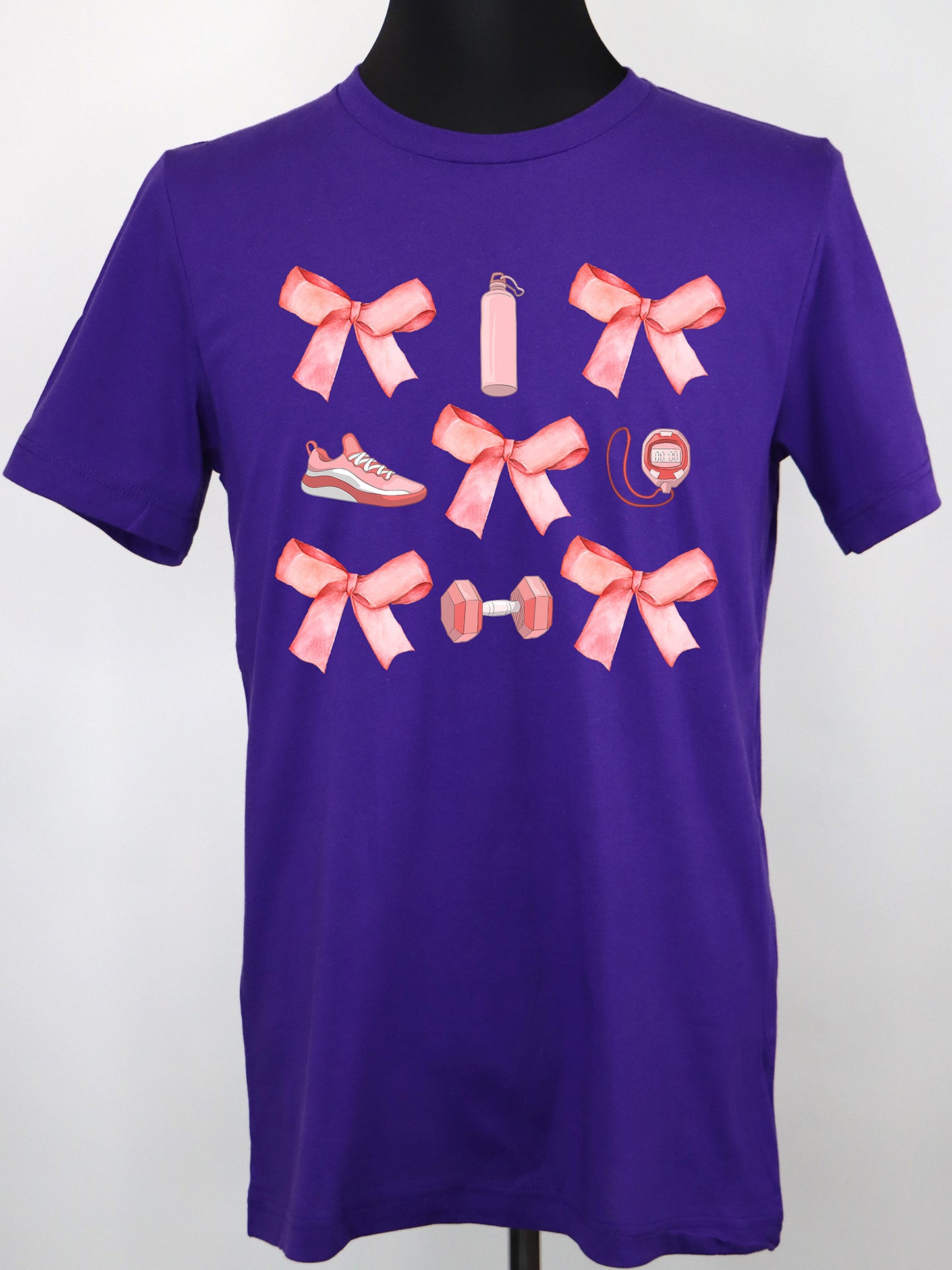 Workout Coquette (pink) TEE- Multiple Colors