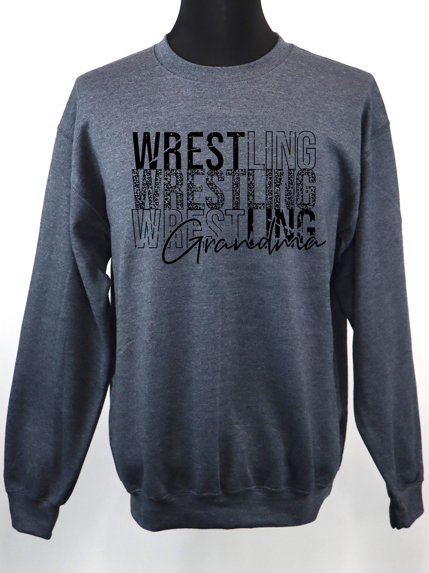 Wrestling Grandma CREWNECK- Multiple Colors
