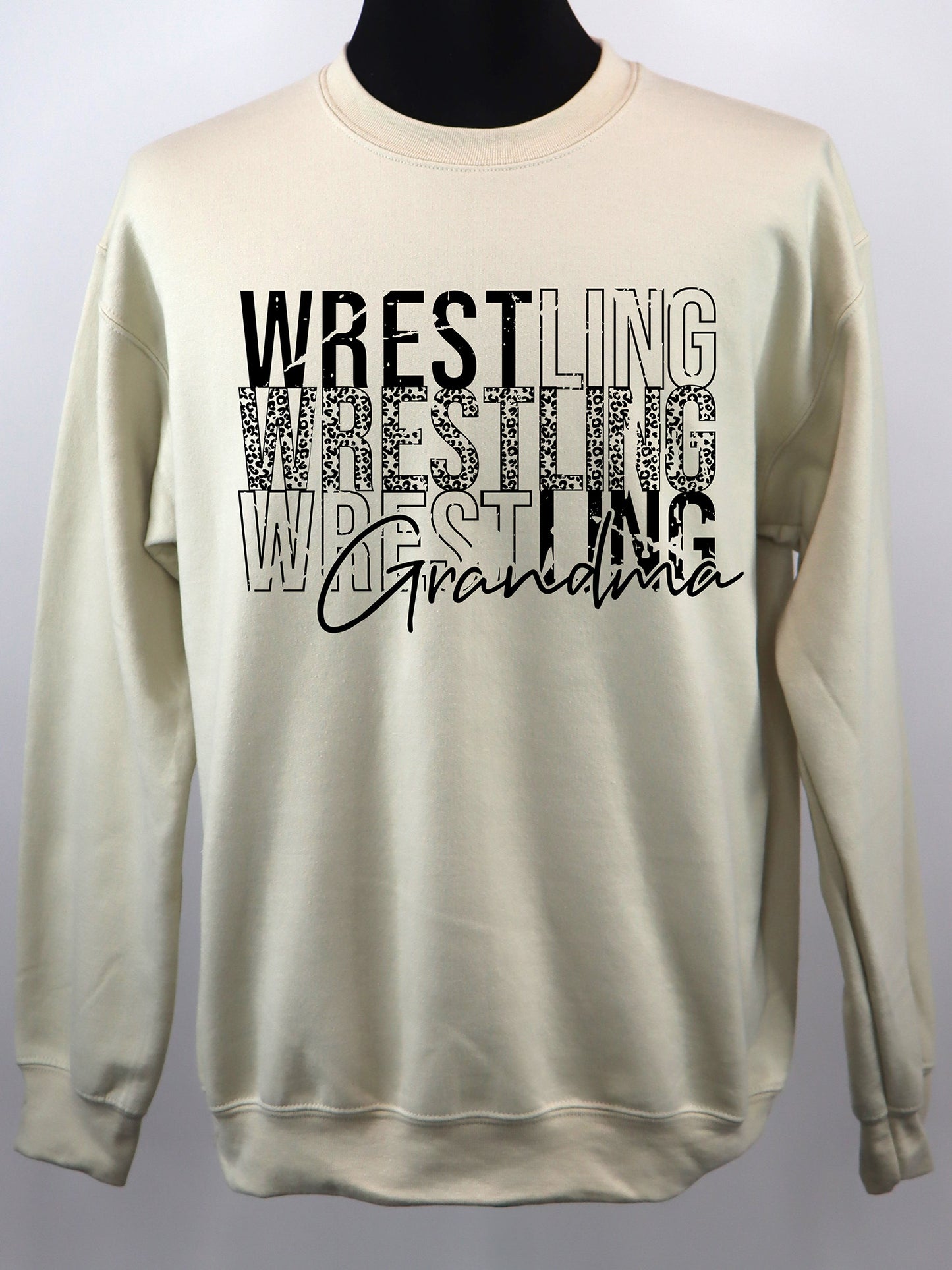 Wrestling Grandma CREWNECK- Multiple Colors