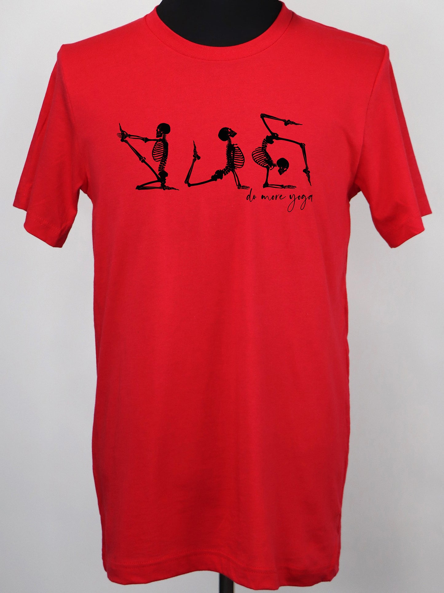 Yoga Skeletons (black) TEE- Multiple Colors