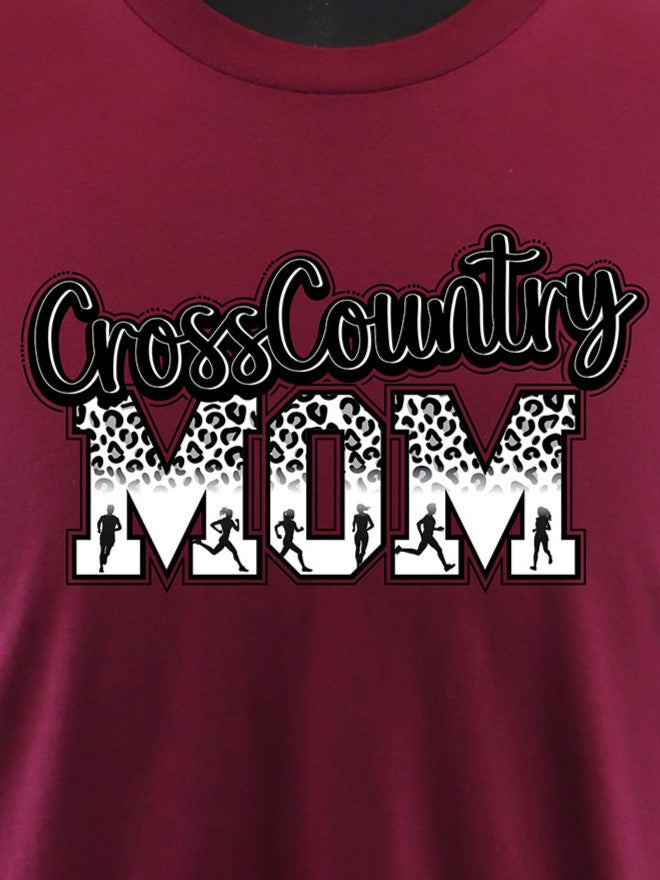 Cross Country Mom TEE- Multiple Colors