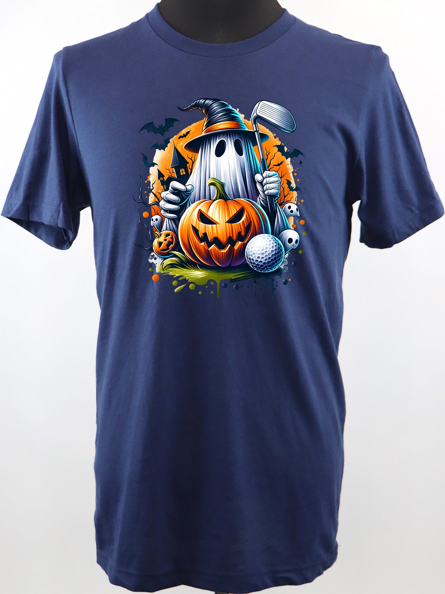 Halloween Golf Ghost TEE- Multiple Colors