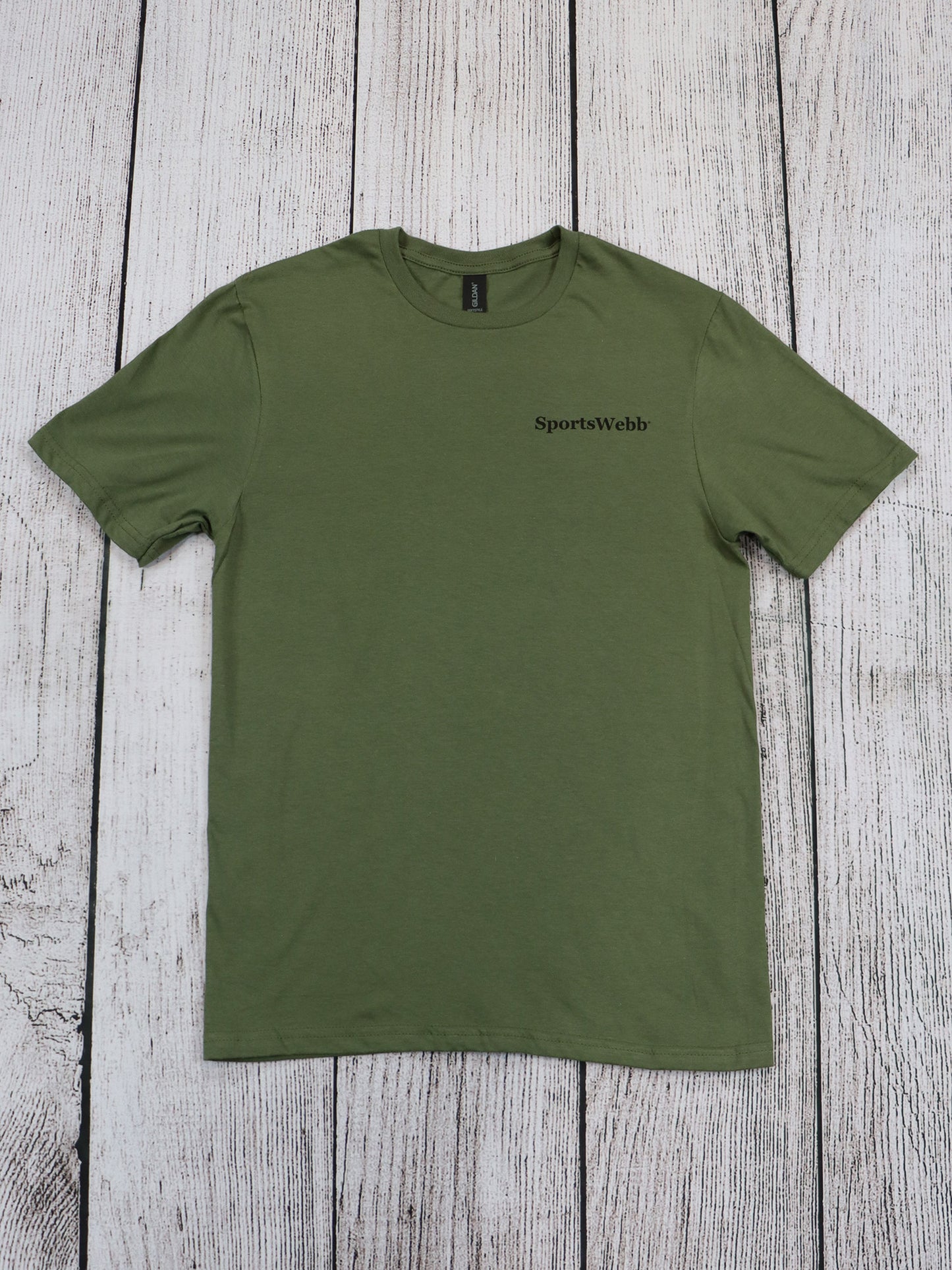 SportsWebb Unisex Short Sleeve Tee- OD Military Green