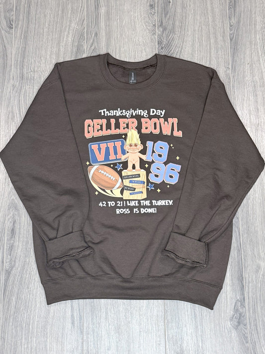 Friends Thanksgiving CREWNECK- Dark Chocolate