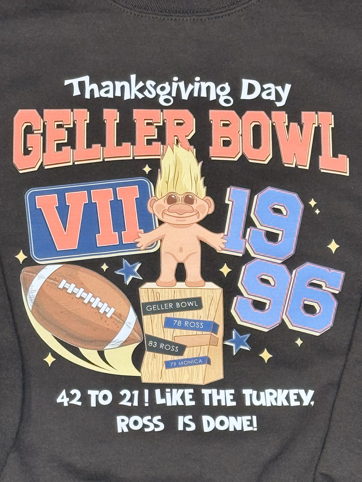 Friends Thanksgiving CREWNECK- Dark Chocolate