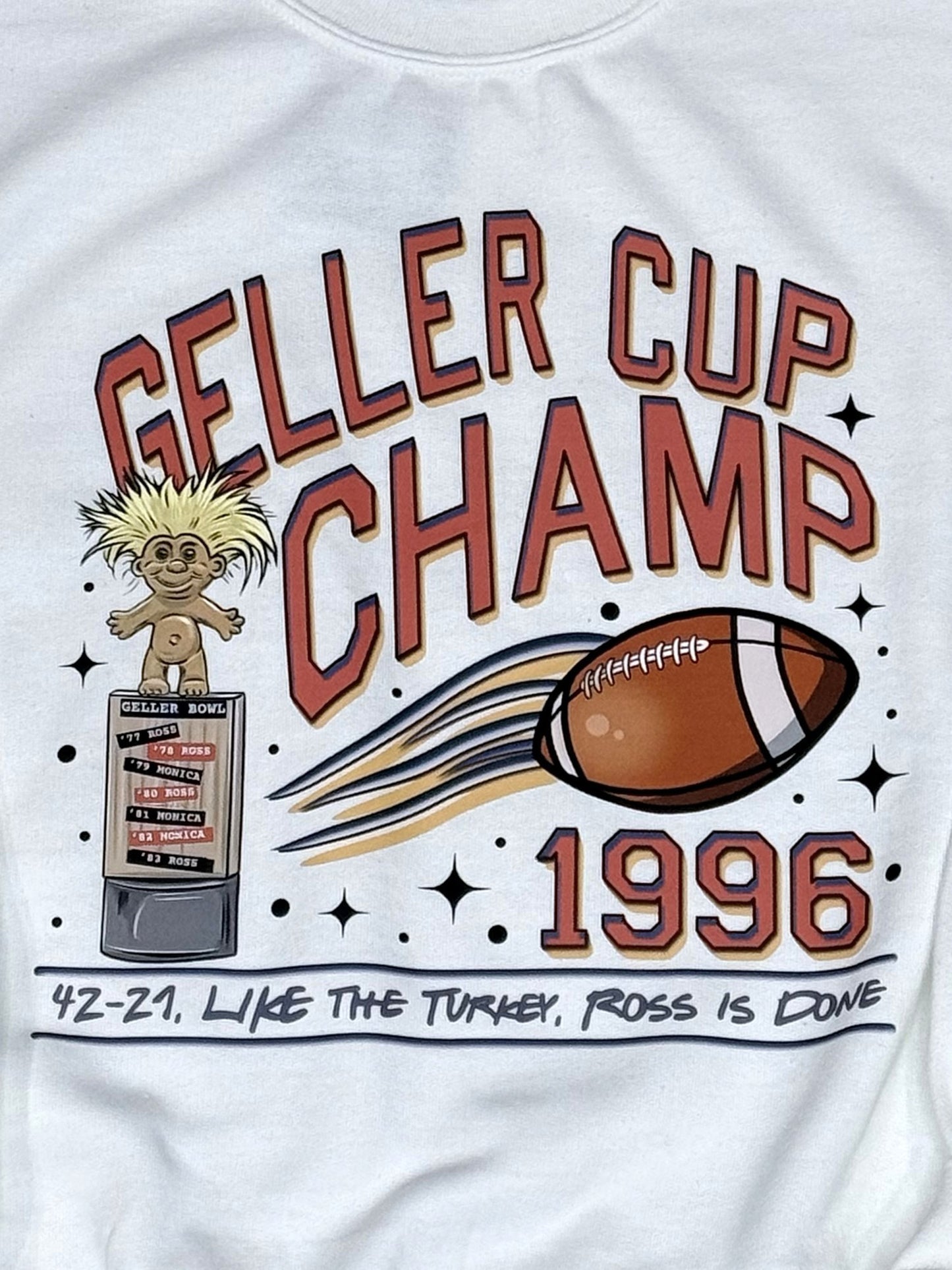 Friends Thanksgiving CREWNECK- White