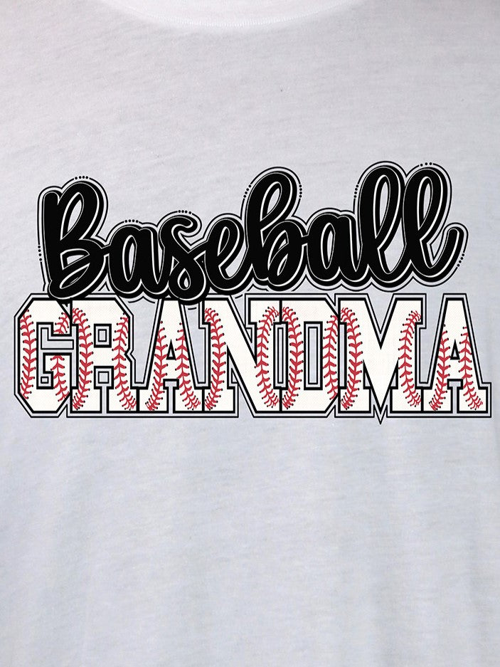 Baseball Grandma Baseball Letters- Variety of Colors