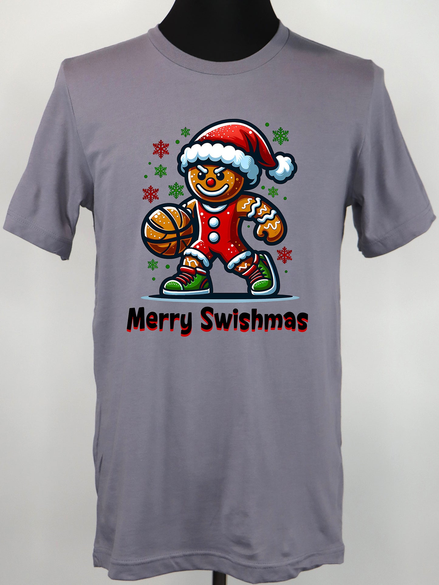 Basketball Christmas- Merry Swishmas- Variety of Colors