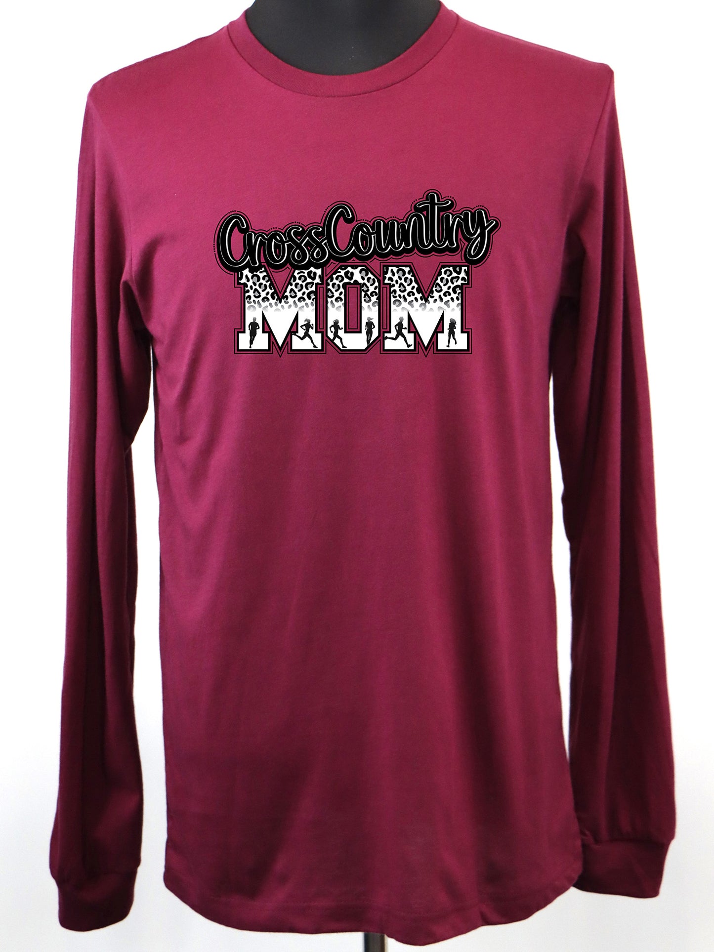 Cross Country Mom LONG SLEEVE TEE- Multiple Colors