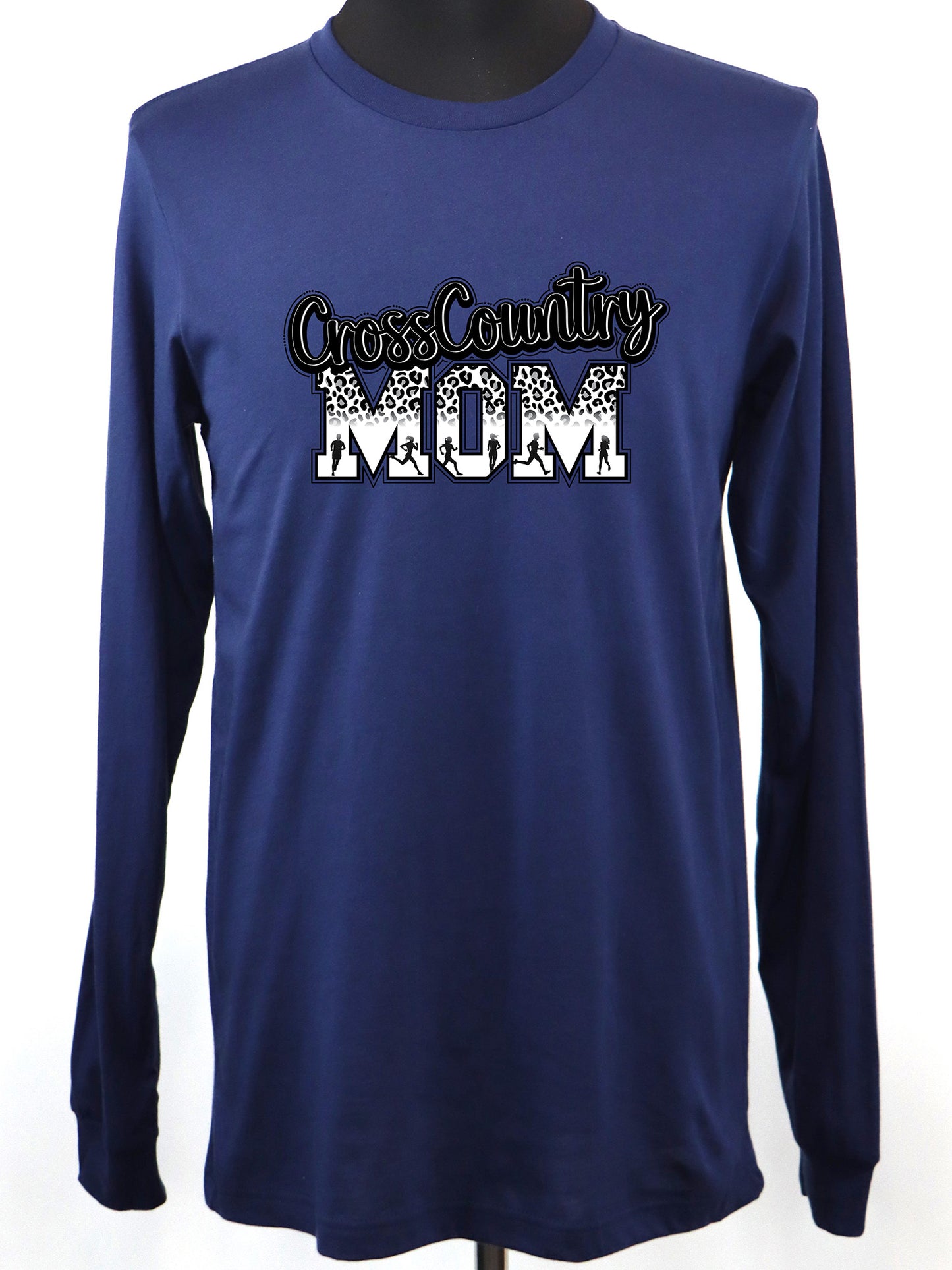 Cross Country Mom LONG SLEEVE TEE- Multiple Colors